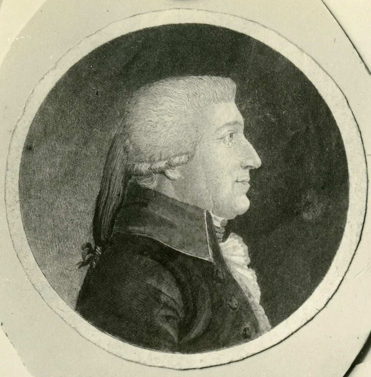 Porträt von Nicolai Frederik Krohg (1732–1801) – Gedenkseite