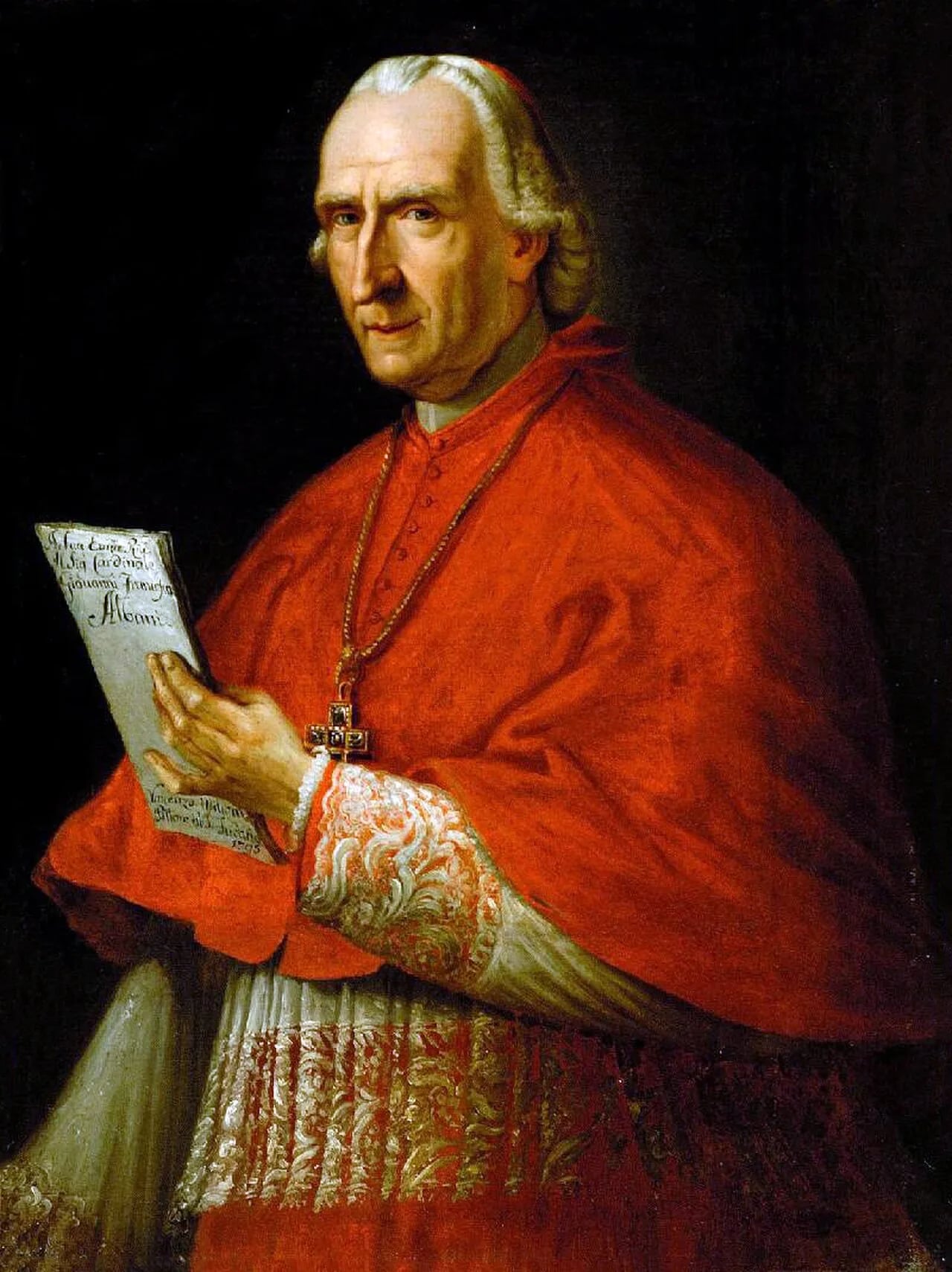 Porträt von Giovanni Francesco Albani (1720–1803) – Gedenkseite