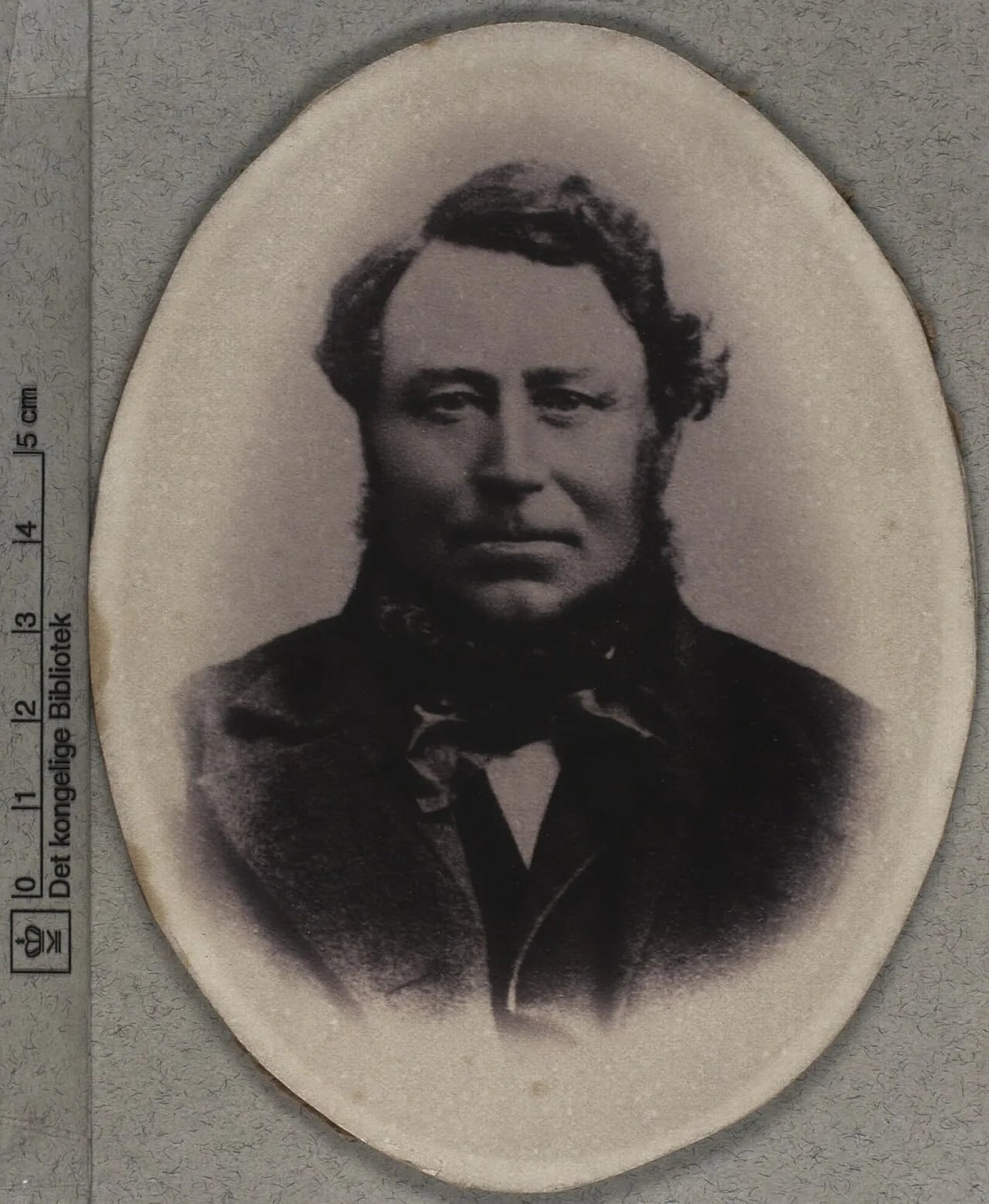 Porträt von Hans Christian Johansen (1805–1863) – Gedenkseite