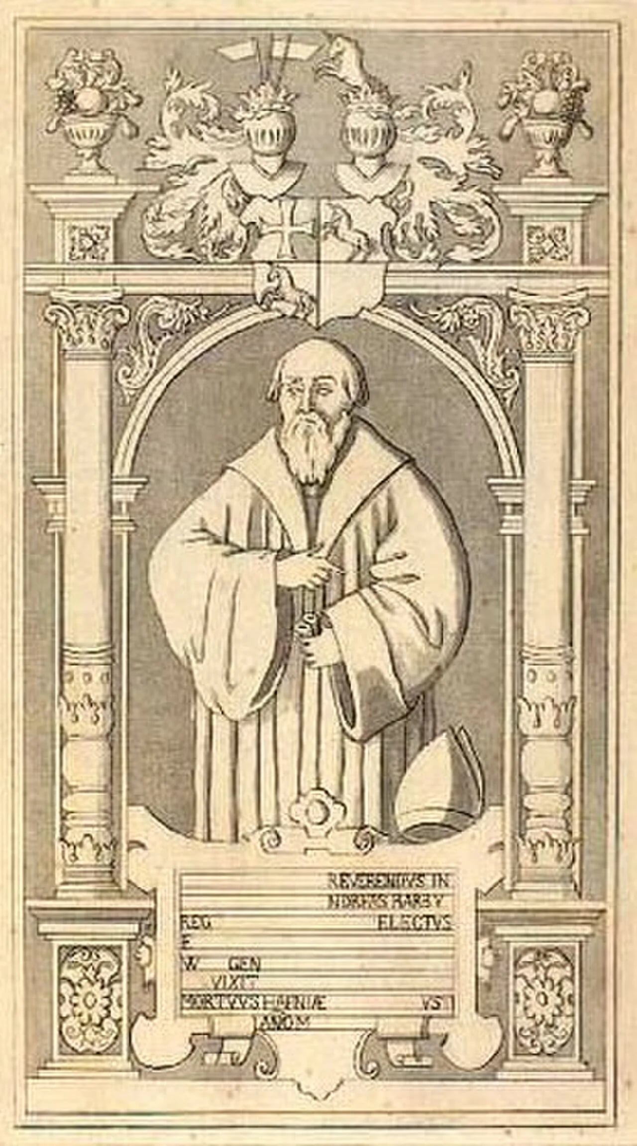 Porträt von Andreas von Barby (1508–1559) – Gedenkseite
