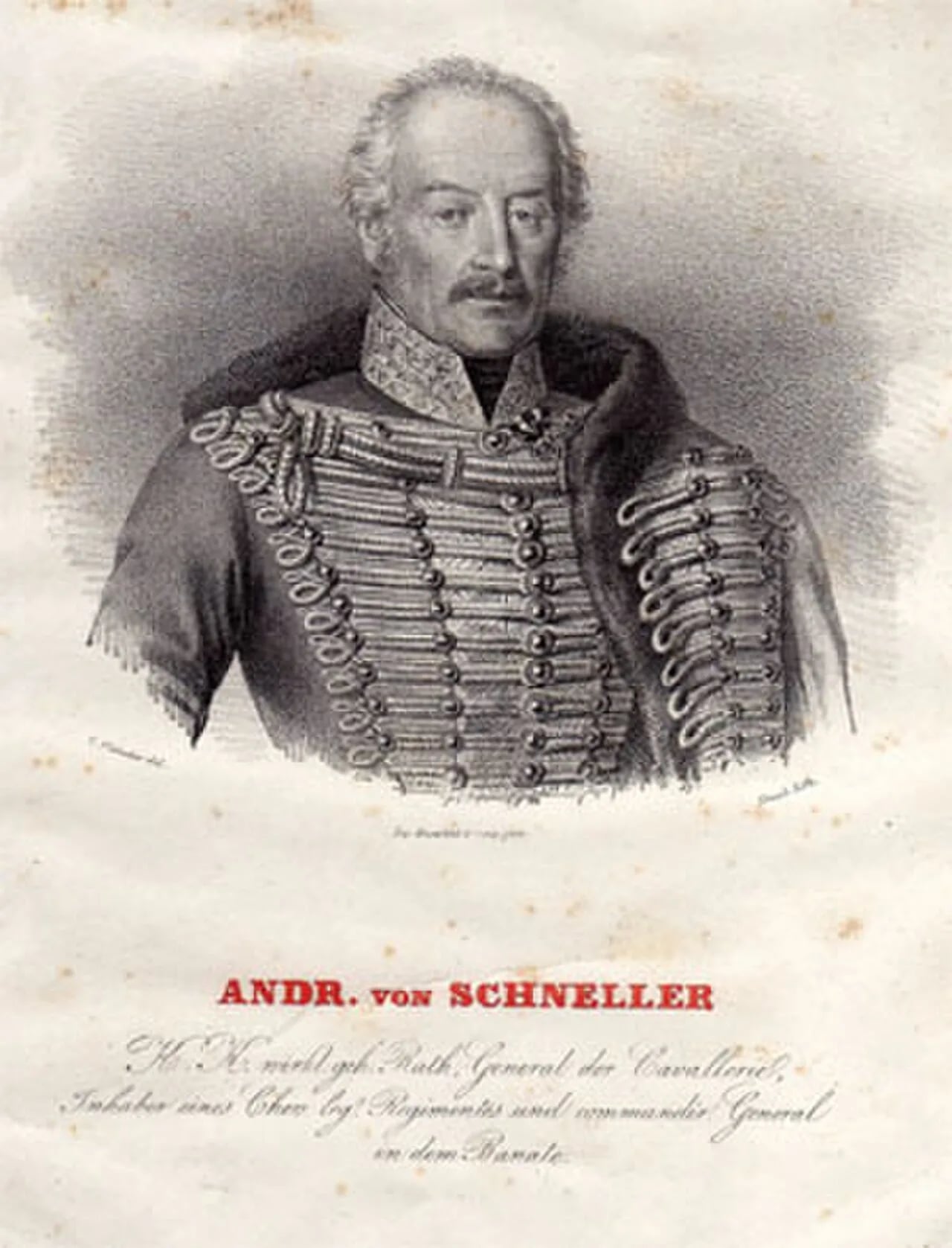 Portrait of Andreas von Schneller (1755–1840) – memorial page