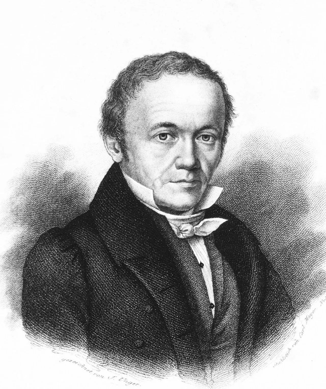Porträt von Cajetan von Textor (1782–1860) – Gedenkseite