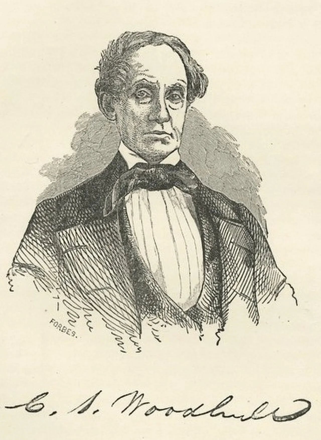 Porträt von Caleb Smith Woodhull (1792–1866) – Gedenkseite