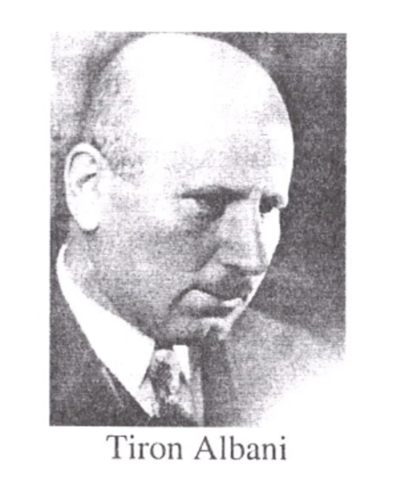 Porträt von Tiron Albani (1887–1976) – Gedenkseite