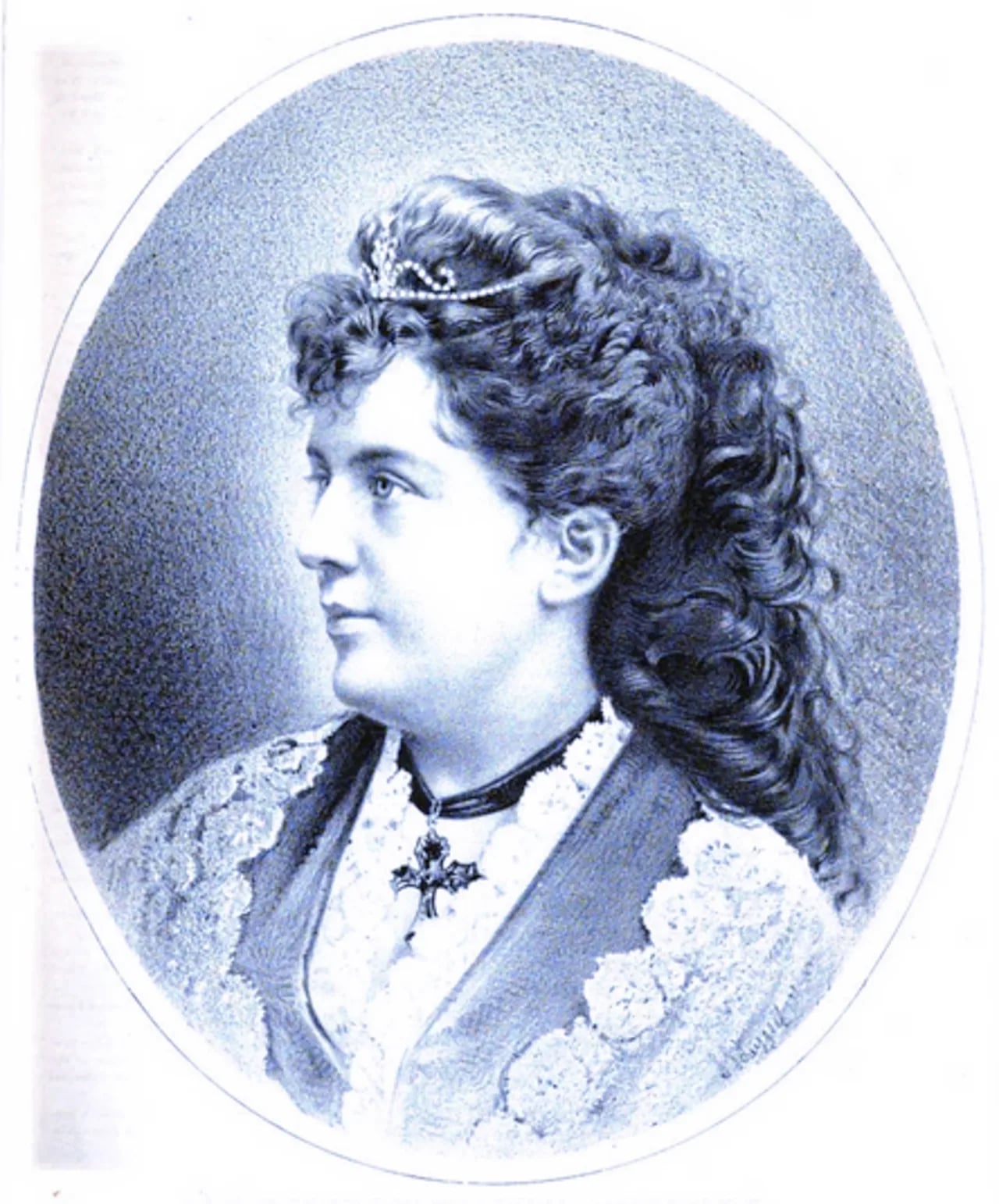 Portrait of Louise Woodworth Foss (1841–1892) – memorial page