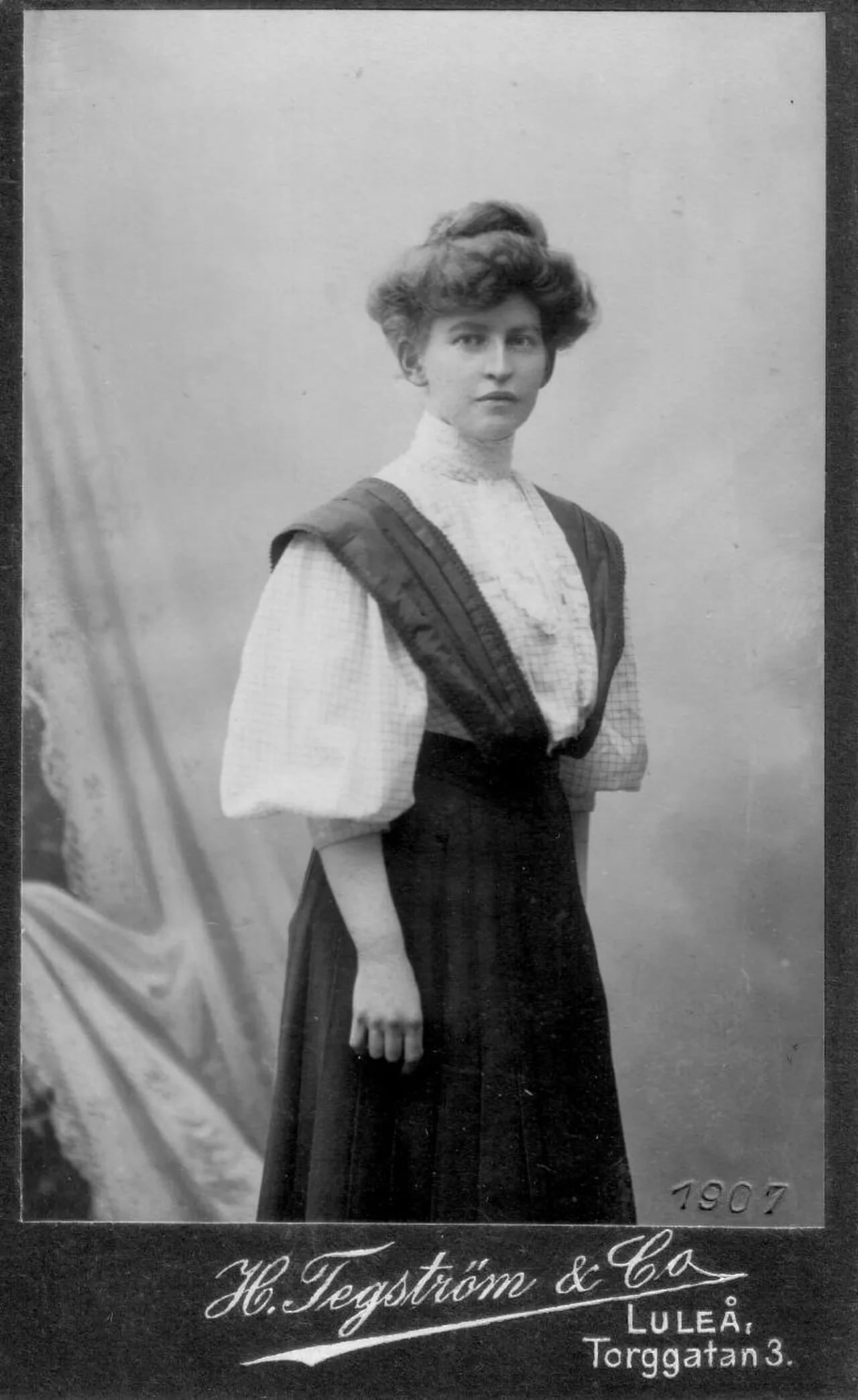 Porträt von Märta Bucht (1882–1962) – Gedenkseite