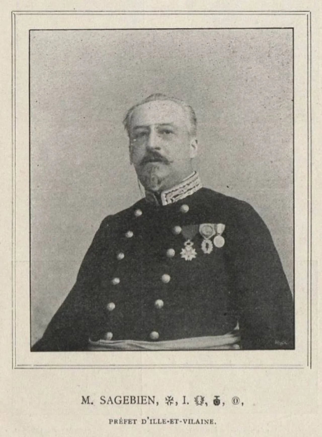 Portrait of Louis Sagebien (1848–1936) – memorial page