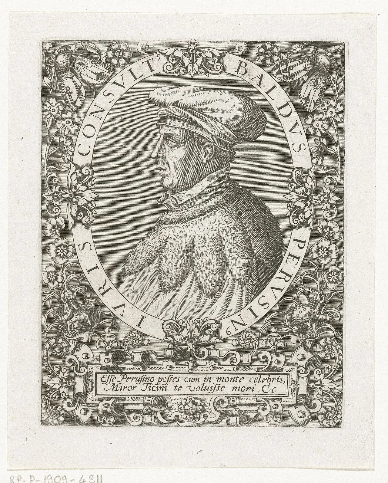 Porträt von Baldus de Ubaldis (1327–1400) – Gedenkseite