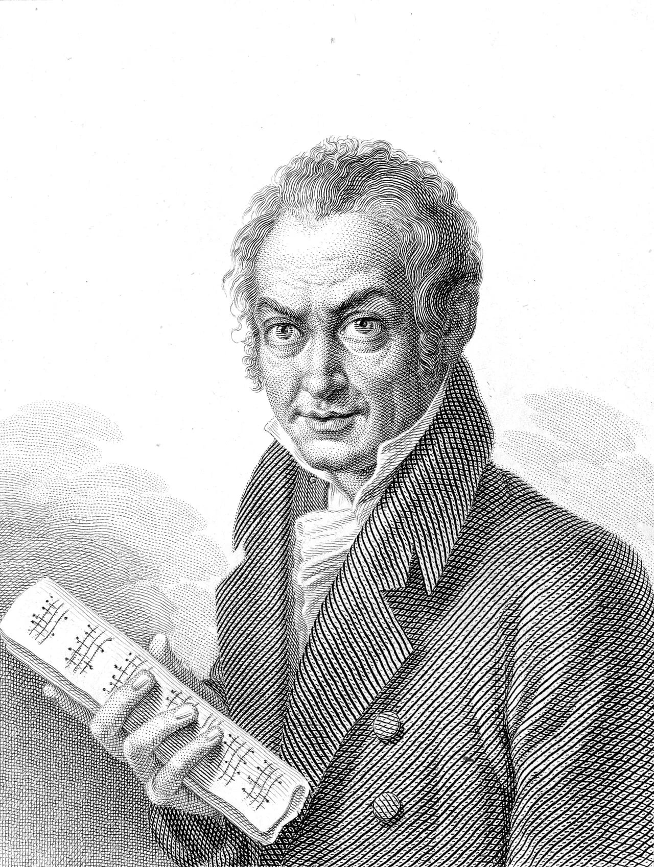 Porträt von Niccolò Antonio Zingarelli (1752–1837) – Gedenkseite