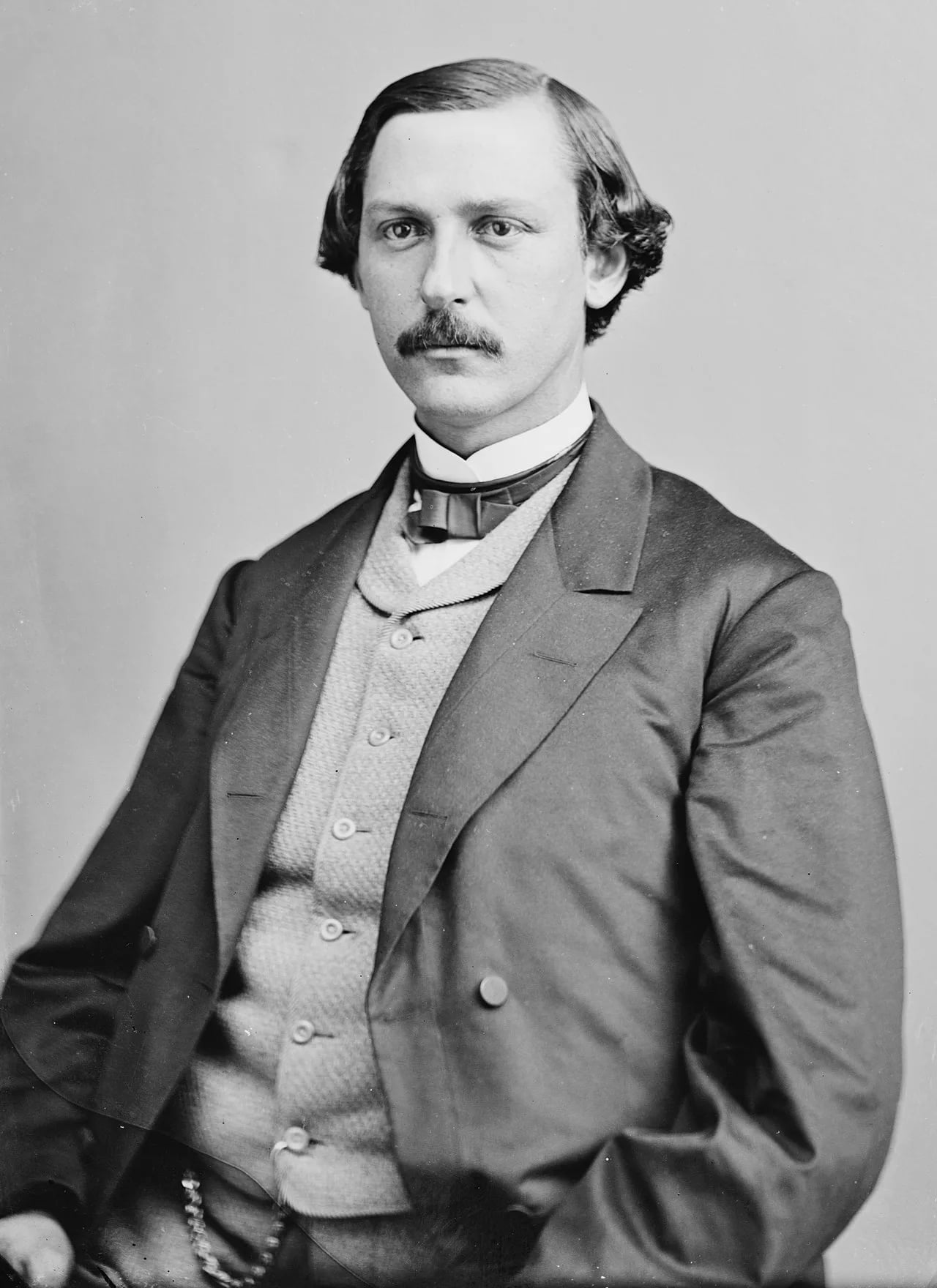 Portrait of Andrew J. Rogers (1828–1900) – memorial page