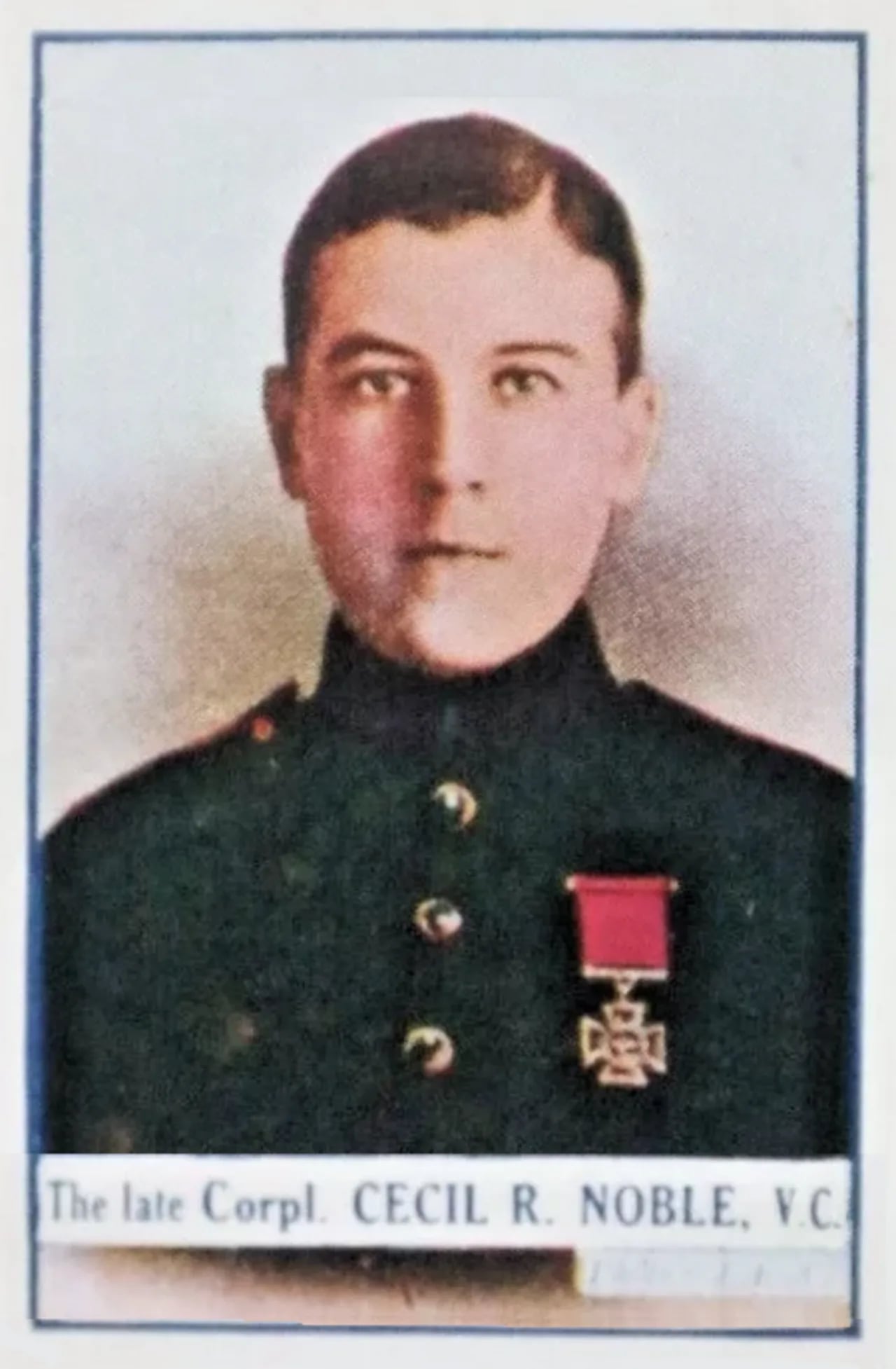 Porträt von Cecil Reginald Noble (1891–1915) – Gedenkseite
