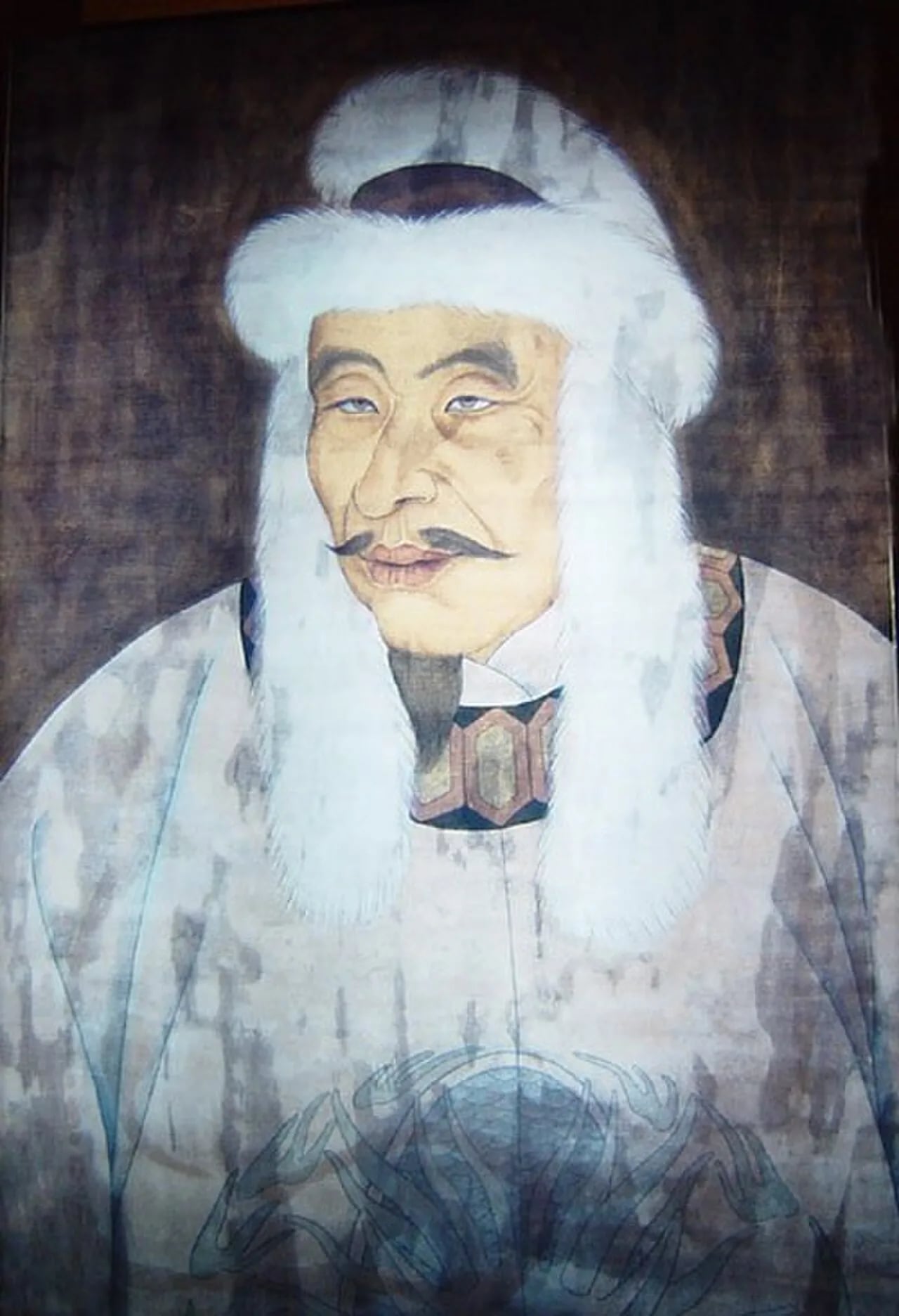Porträt von Jin Taizu (1068–1123) – Gedenkseite