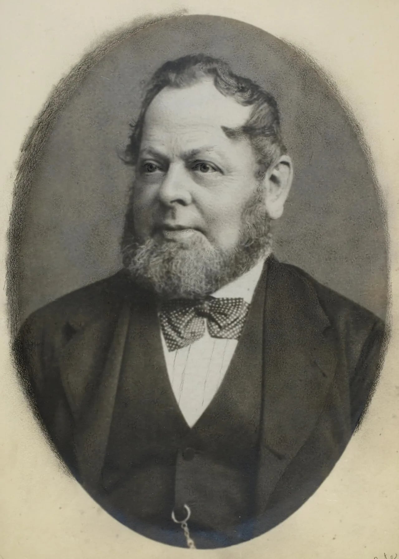 Porträt von Antonij Johan ten Cate (1822–1886) – Gedenkseite