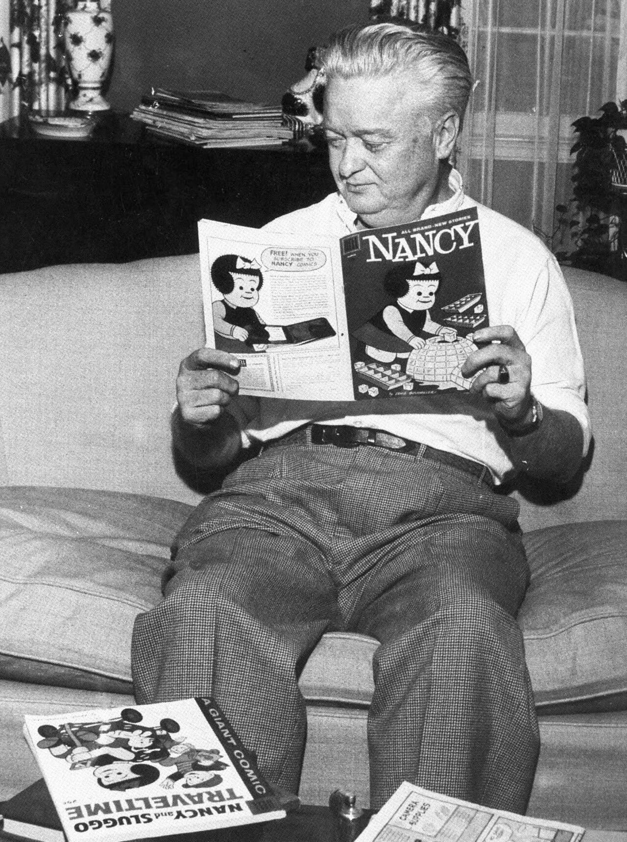 Portrait of Ernie Bushmiller (1905–1982) – memorial page