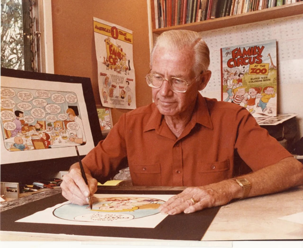 Portrait of Bil Keane (1922–2011) – memorial page