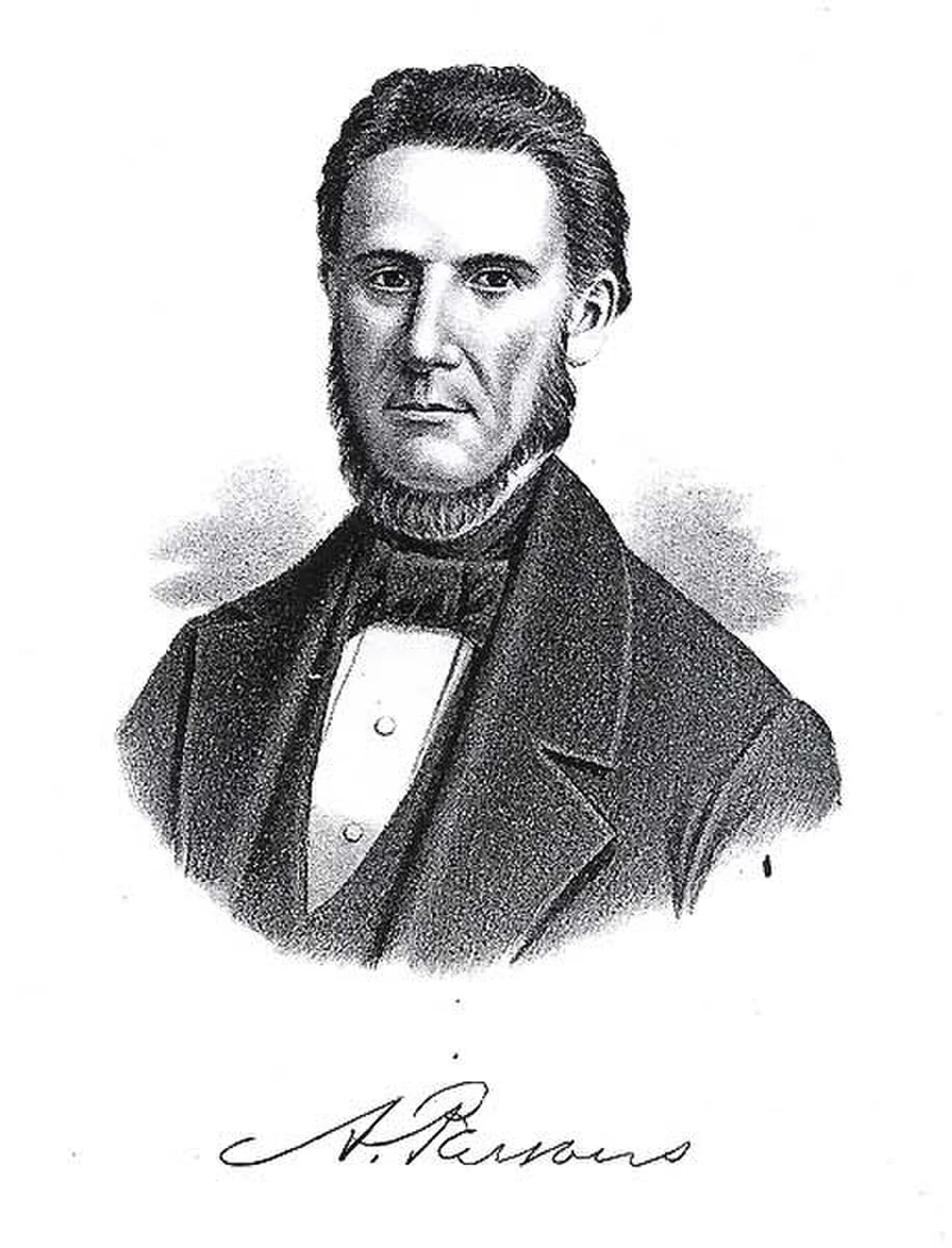 Portrait of Andrew Parsons (1817–1855) – memorial page