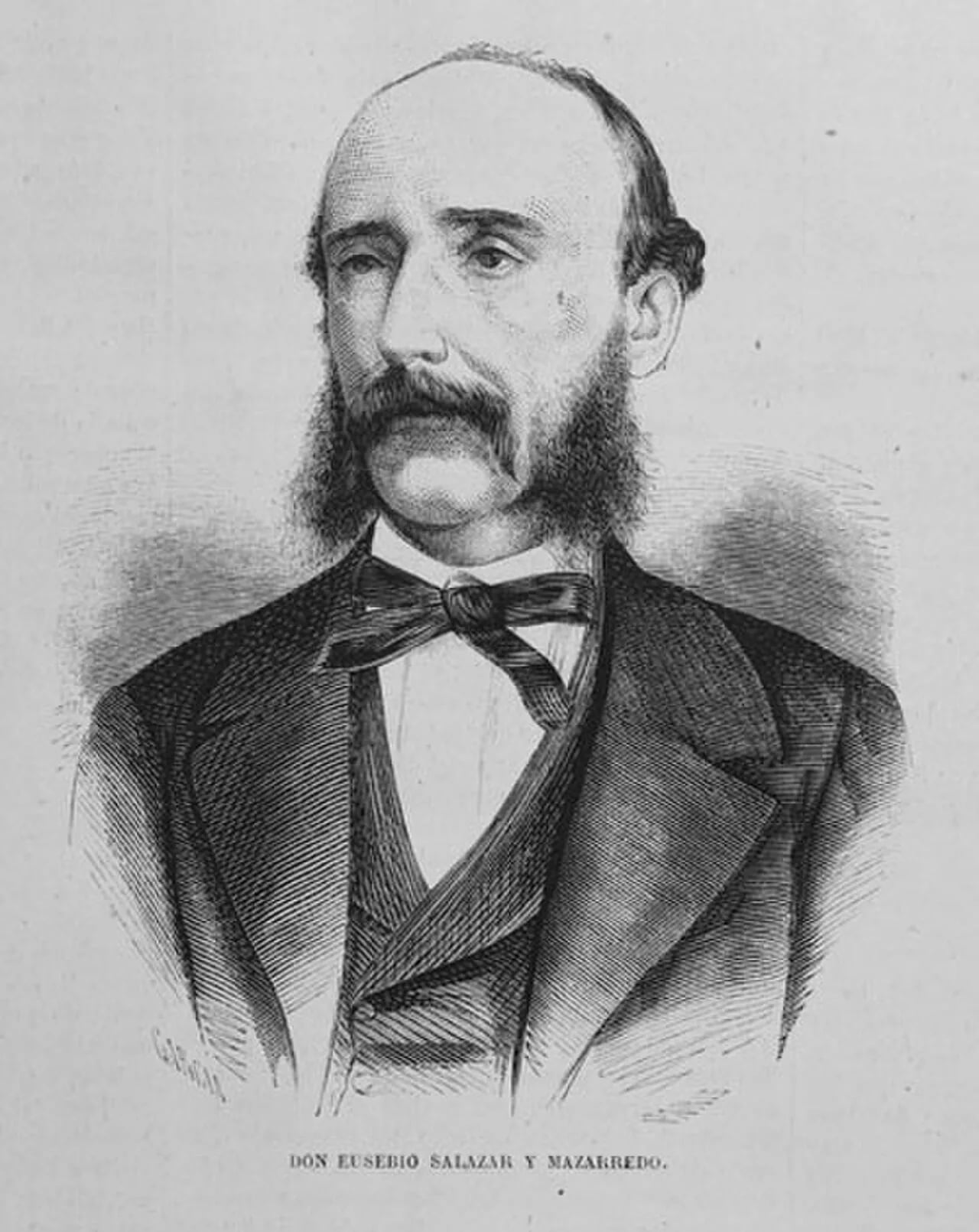 Portrait of Eusebio Salazar y Mazarredo (1827–1871) – memorial page