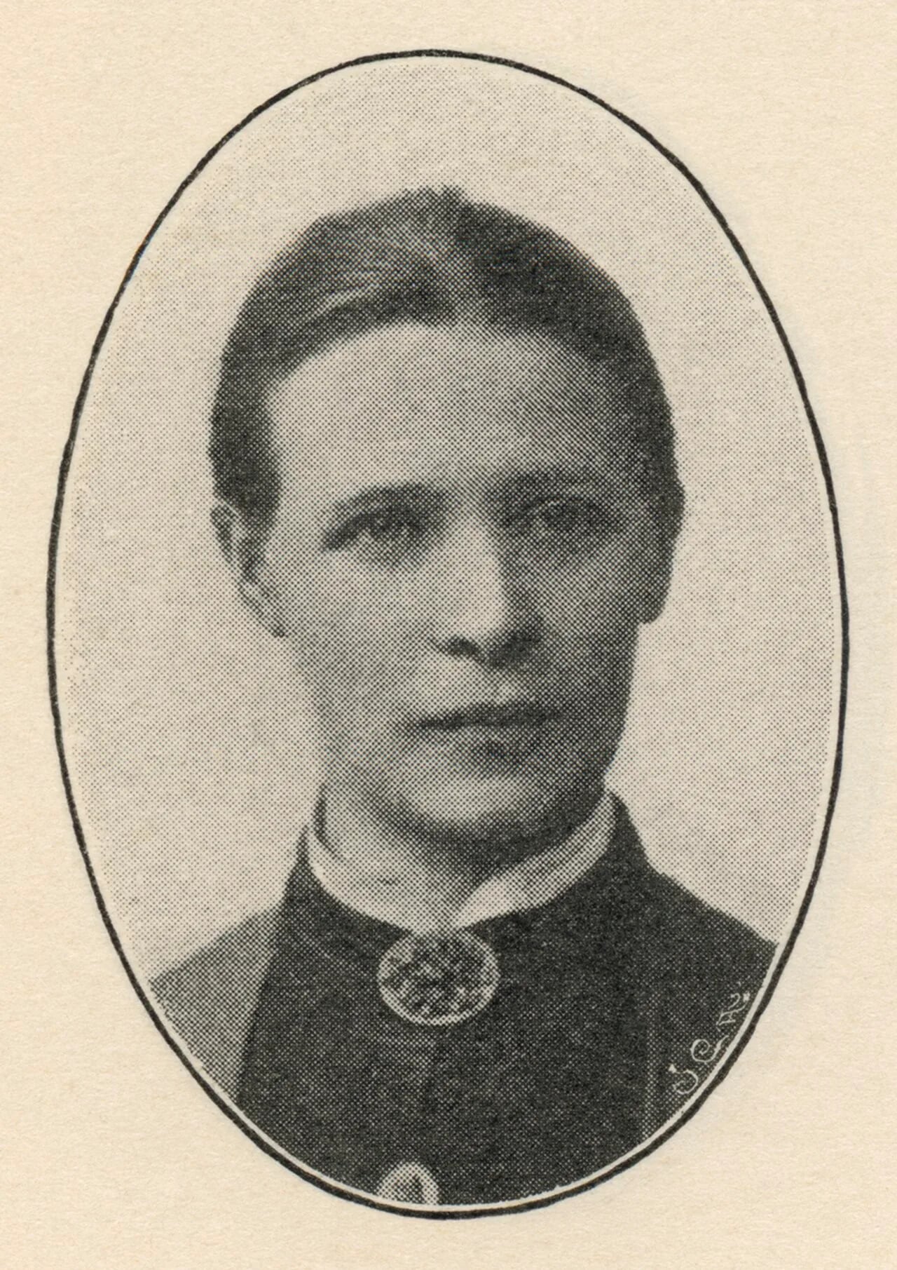 Portrait of Wilhelmina Svensson (1861–1890) – memorial page