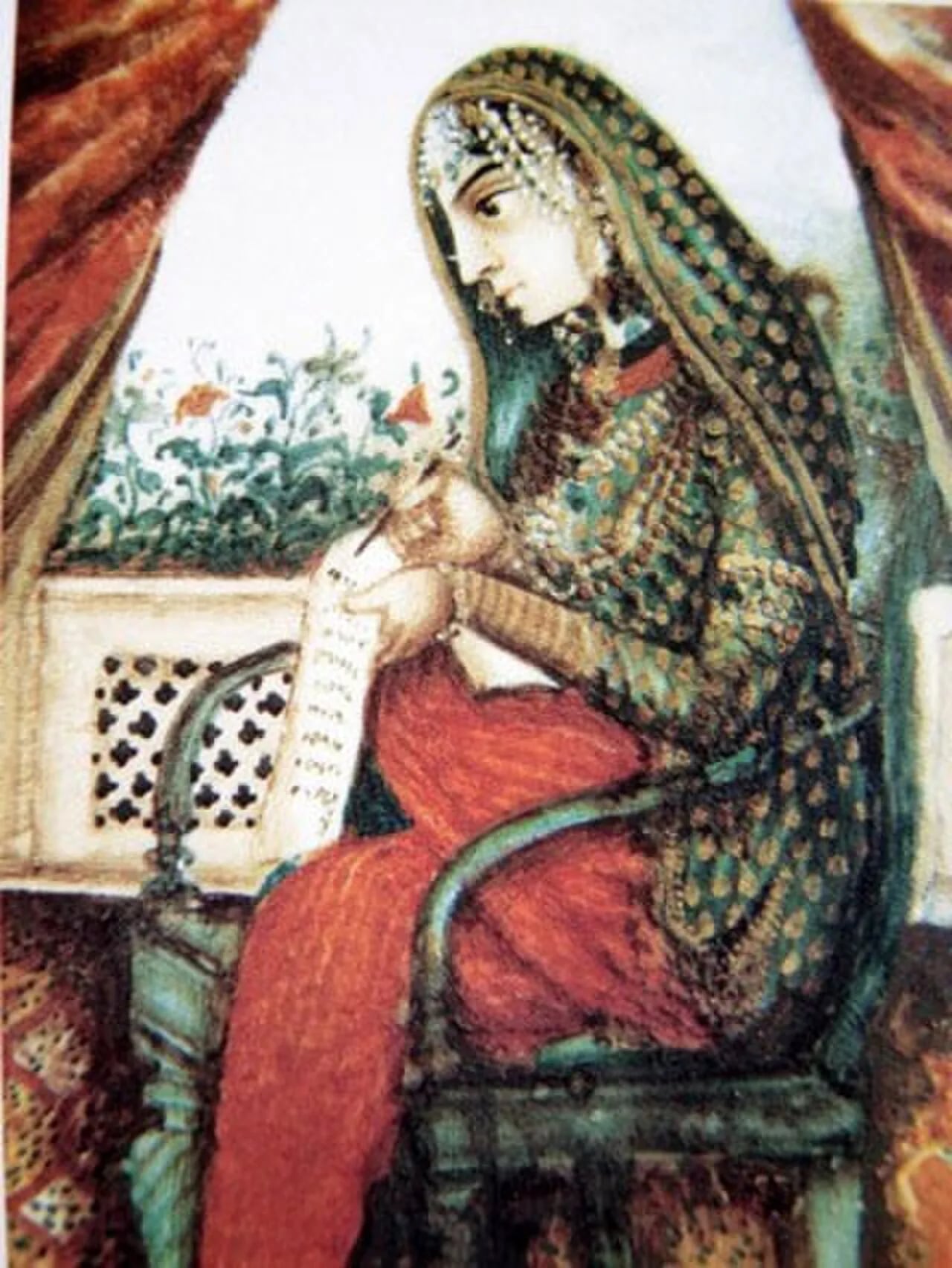 Porträt von Chand Kaur (1802–1842) – Gedenkseite
