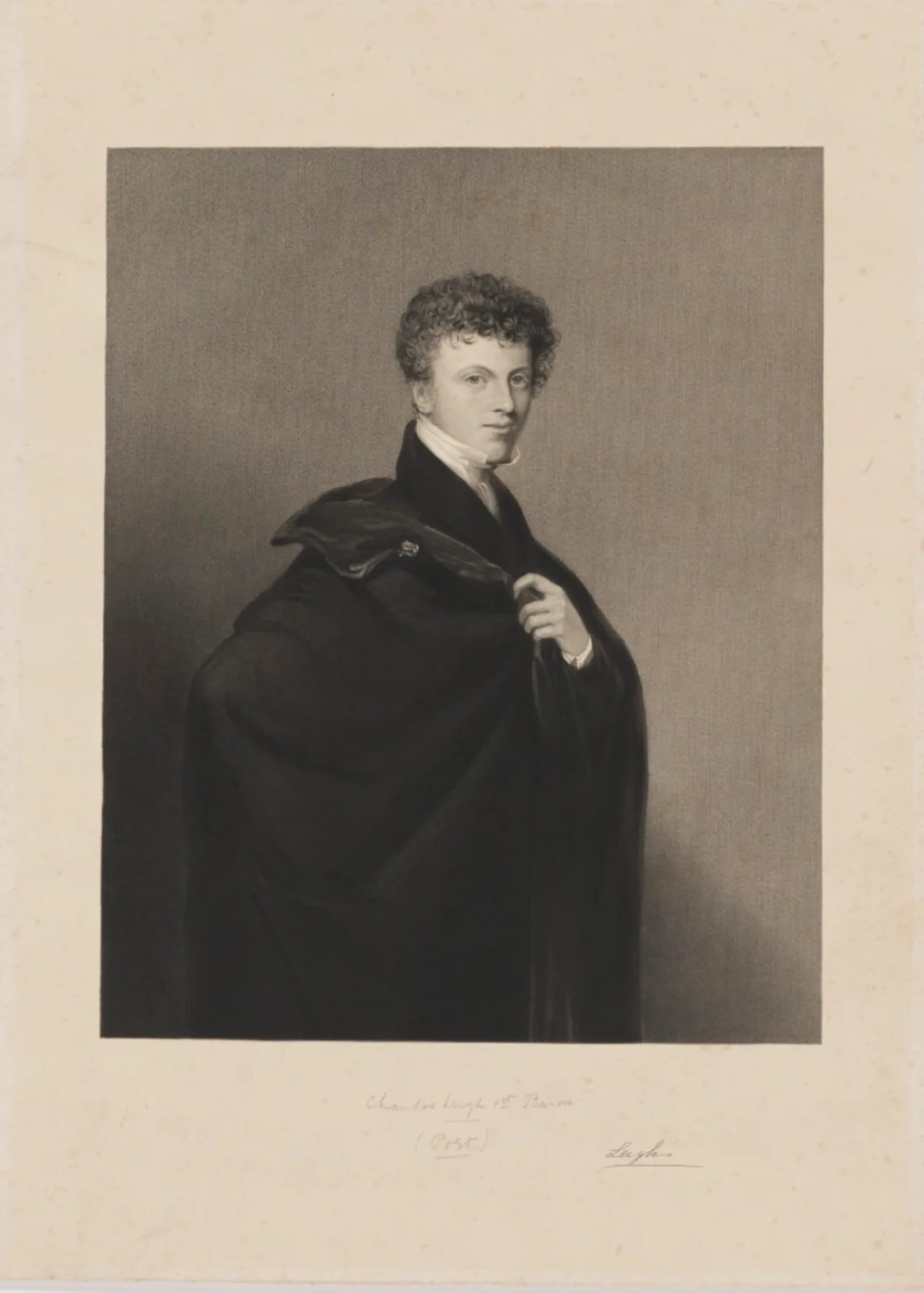 Portrait of Chandos Leigh, 1st Baron Leigh (1791–1850) – memorial page