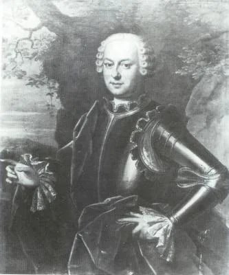 Porträt von Charles-Philippe van de Werve (1706–1776) – Gedenkseite