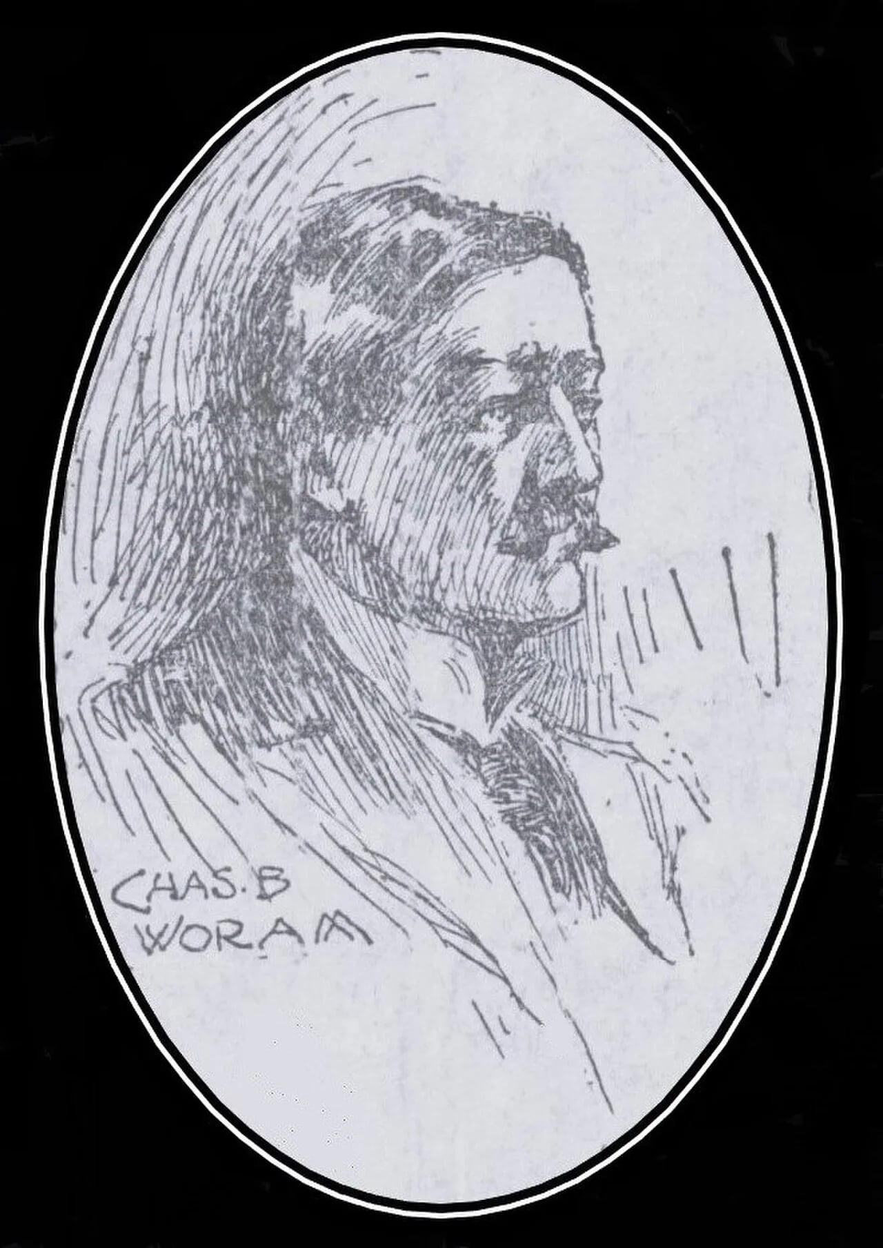 Portrait of Charles B. Woram (1845–1897) – memorial page