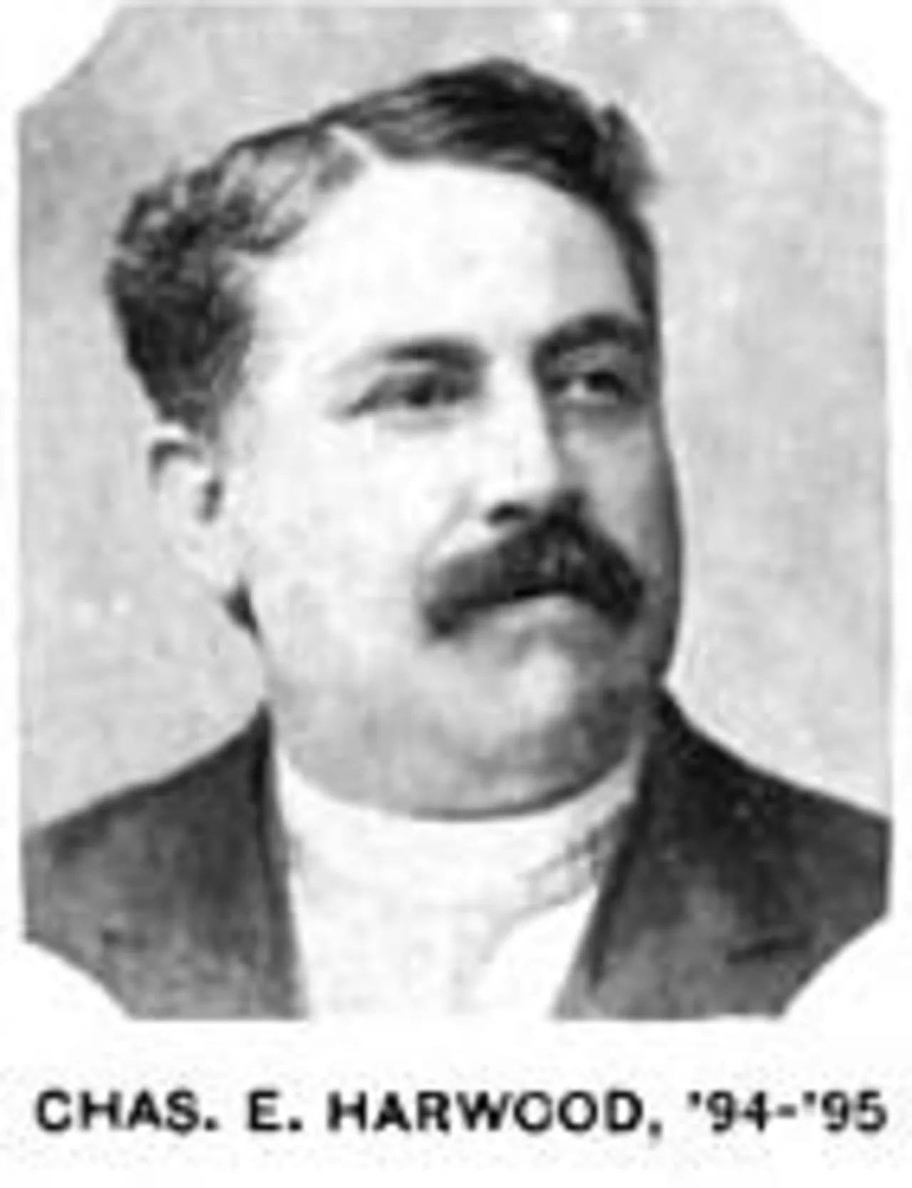 Porträt von Charles E. Harwood (1851–1924) – Gedenkseite