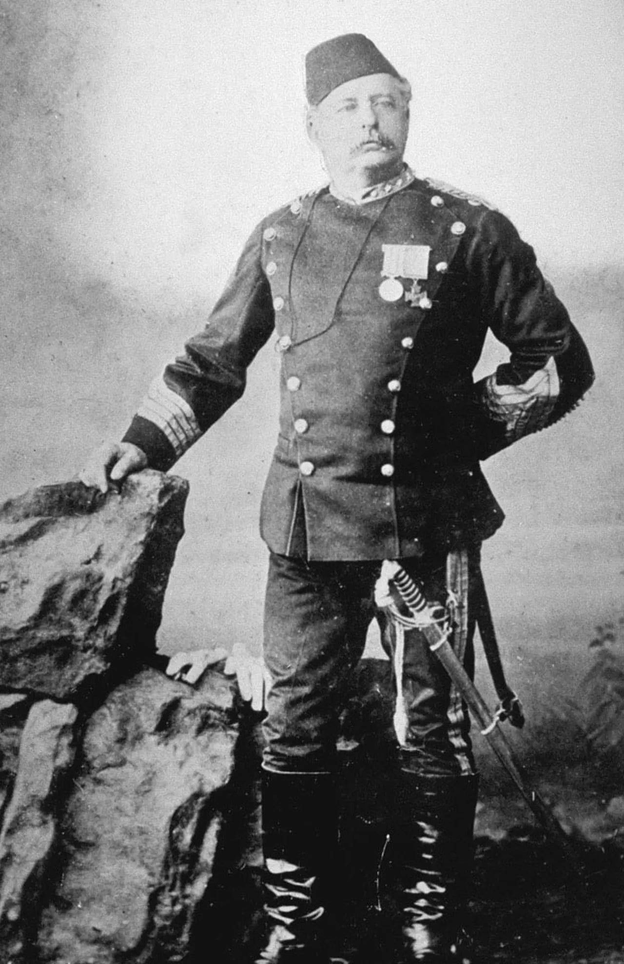 Porträt von Charles George Baker (1830–1906) – Gedenkseite
