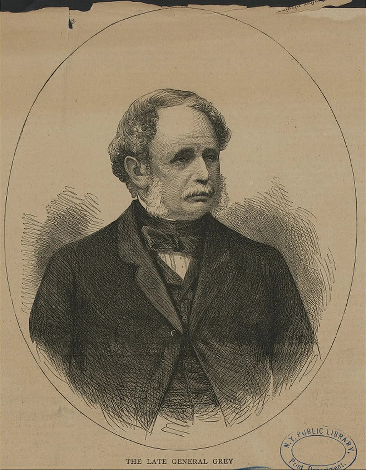 Porträt von Charles Grey (1804–1870) – Gedenkseite
