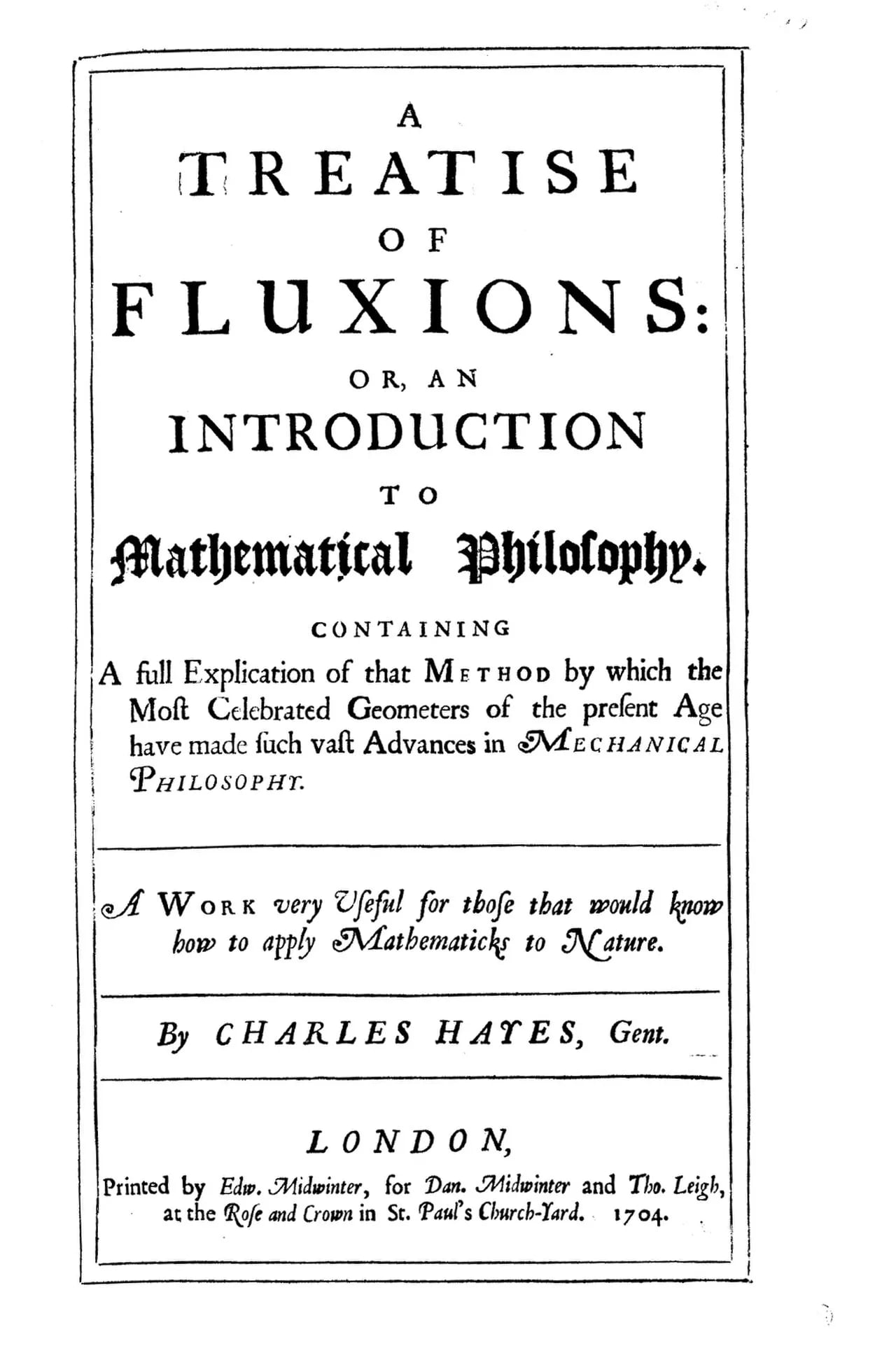 Portrait of Charles Hayes (1678–1760) – memorial page
