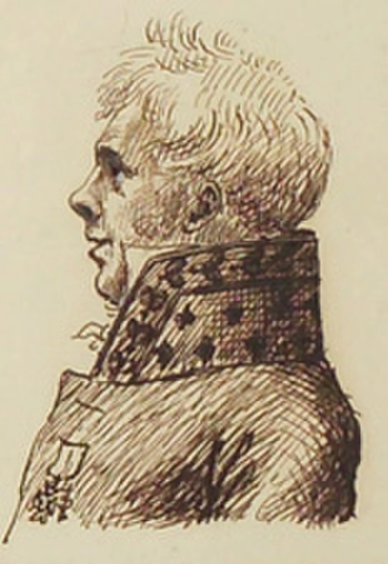 Porträt von Charles Louis Bernard de Cléron d'Haussonville (1770–1846) – Gedenkseite