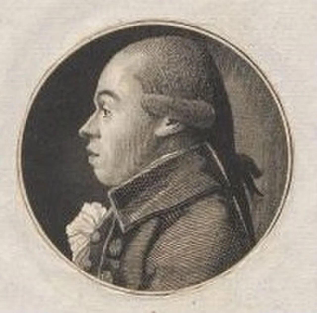 Porträt von Julius Friedrich von Malblanc (1752–1828) – Gedenkseite