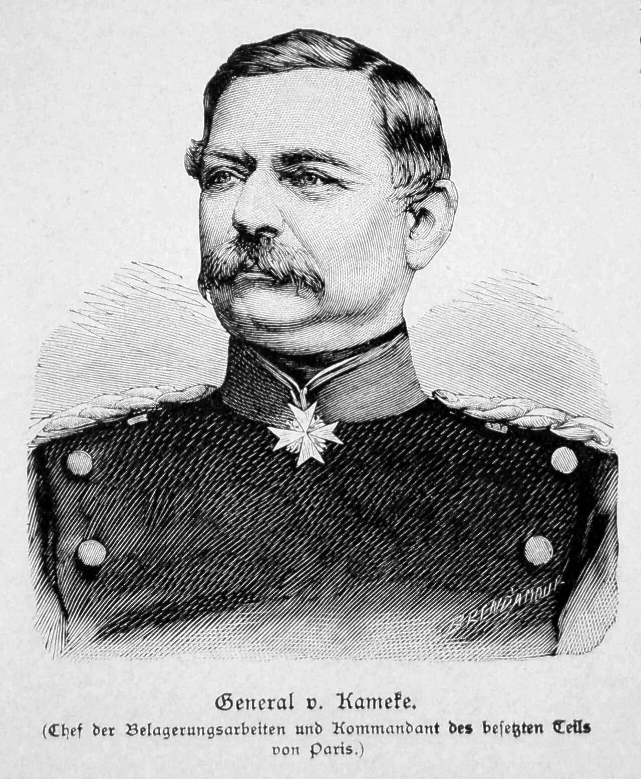 Portrait of Georg von Kameke (1817–1893) – memorial page