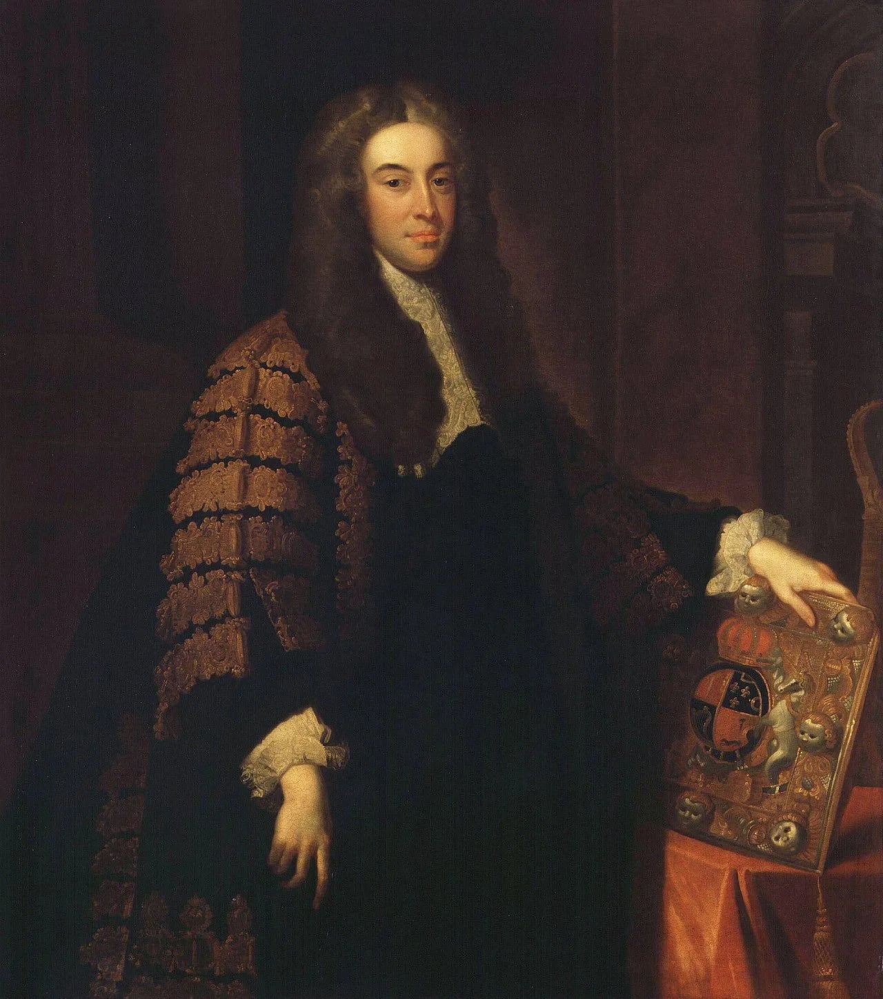 Porträt von Charles Talbot, 1. Baron Talbot of Hensol (1685–1737) – Gedenkseite