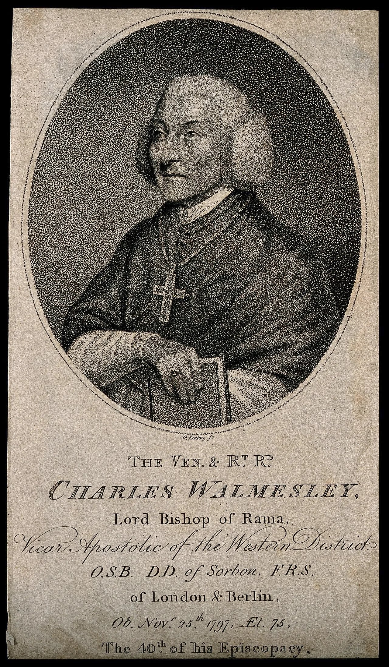 Portrait of Charles Walmesley (1722–1797) – memorial page