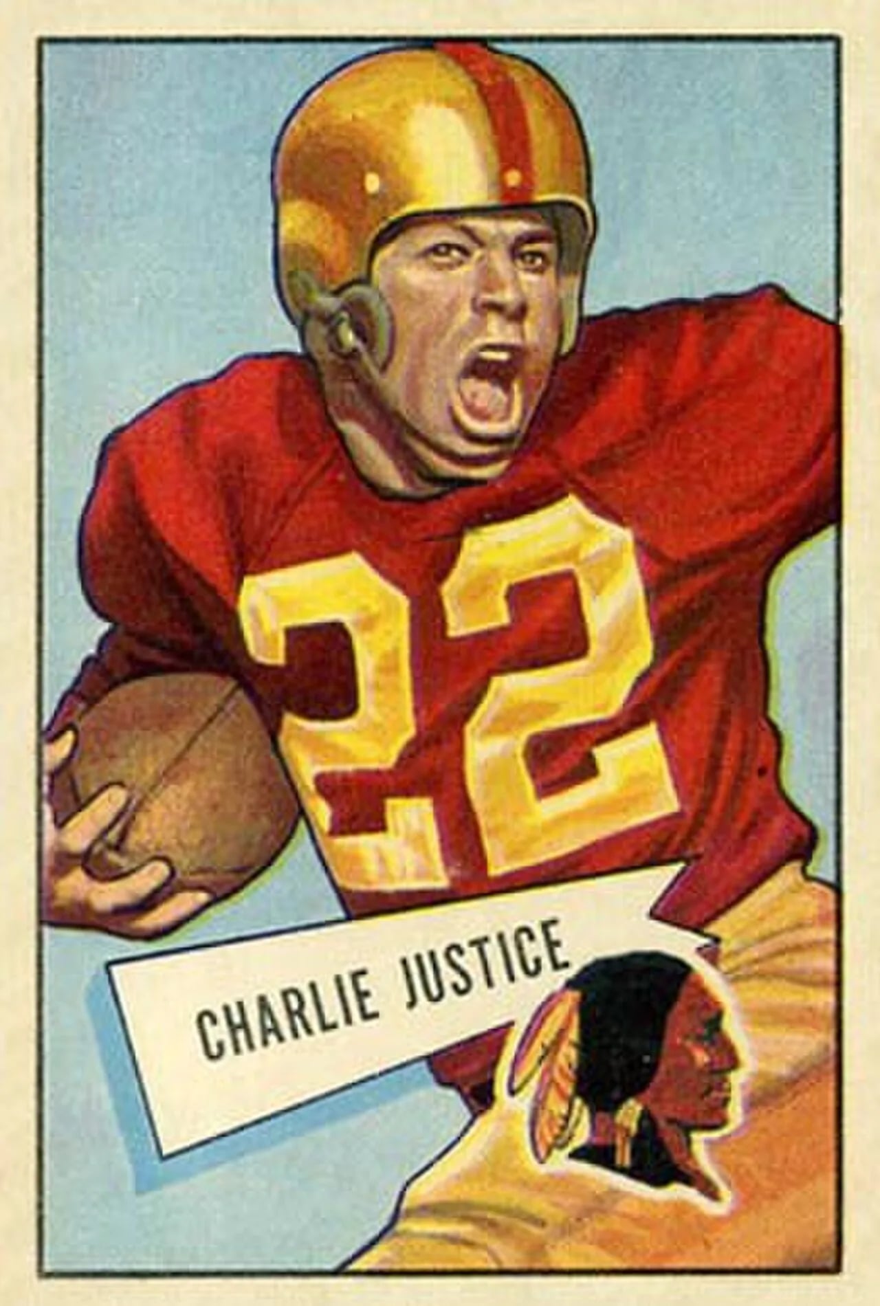 Porträt von Charlie Justice (1924–2003) – Gedenkseite
