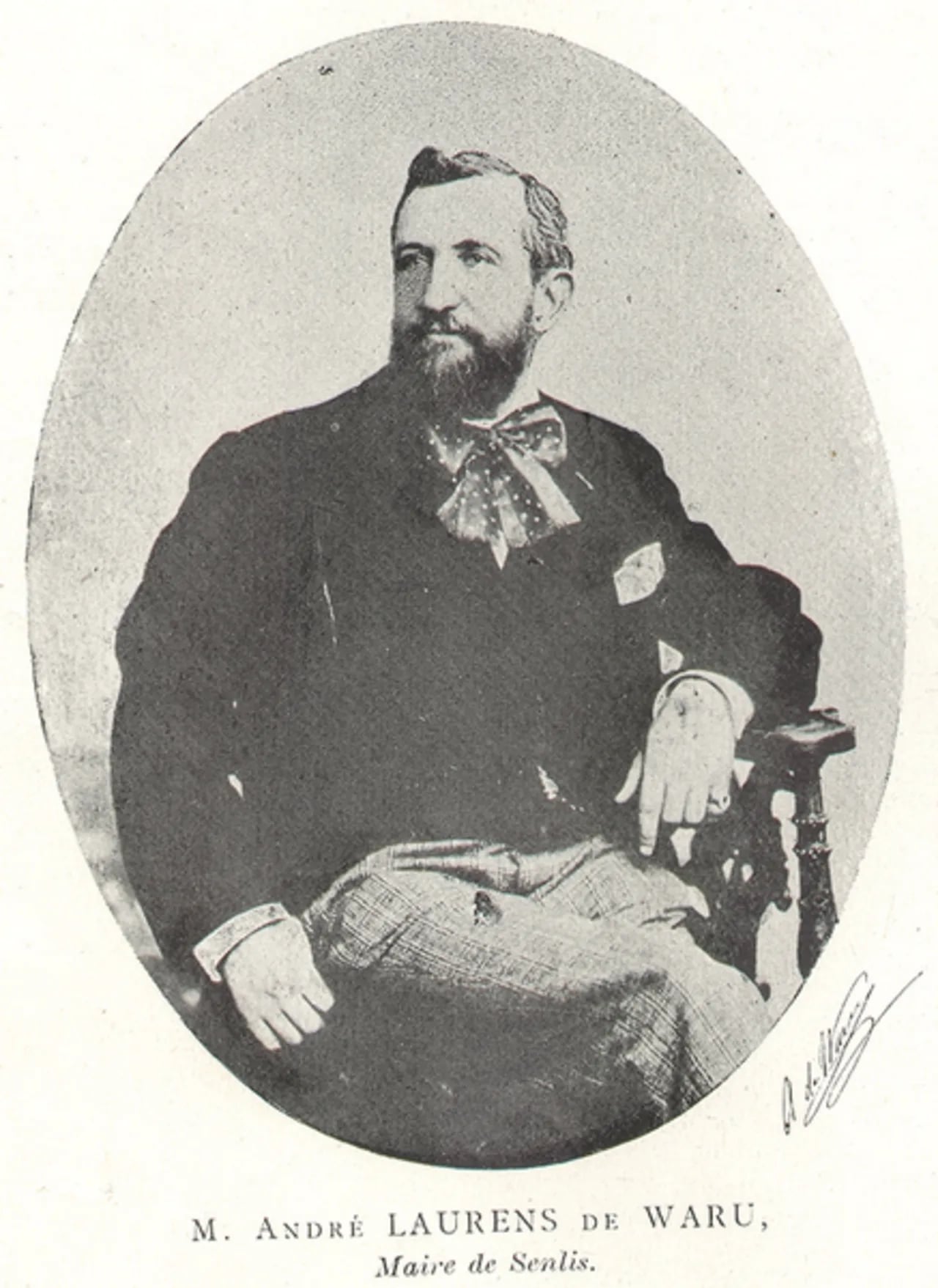 Portrait of André de Waru (1846–1926) – memorial page