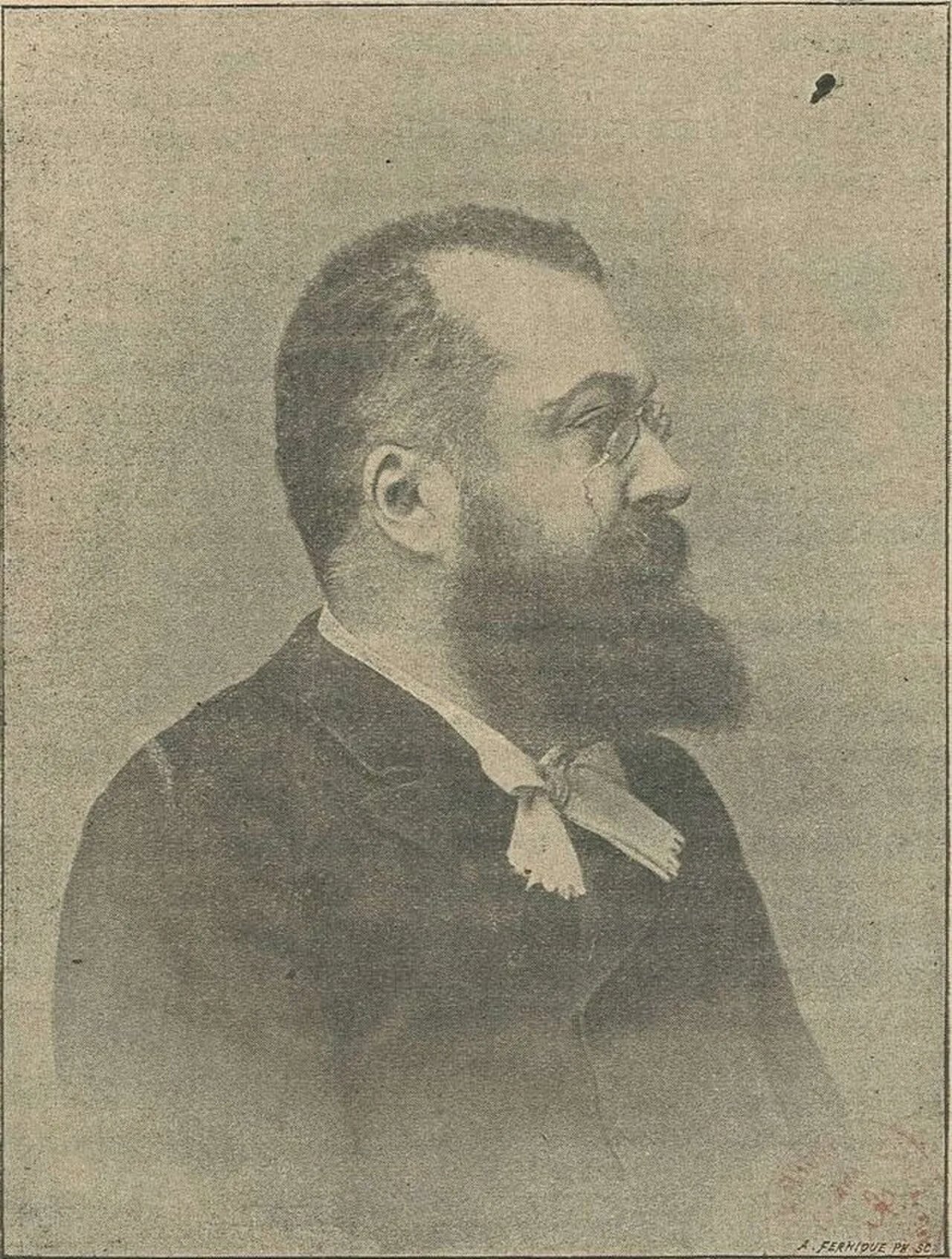 Portrait of Jules Ligier (1849–1904) – memorial page