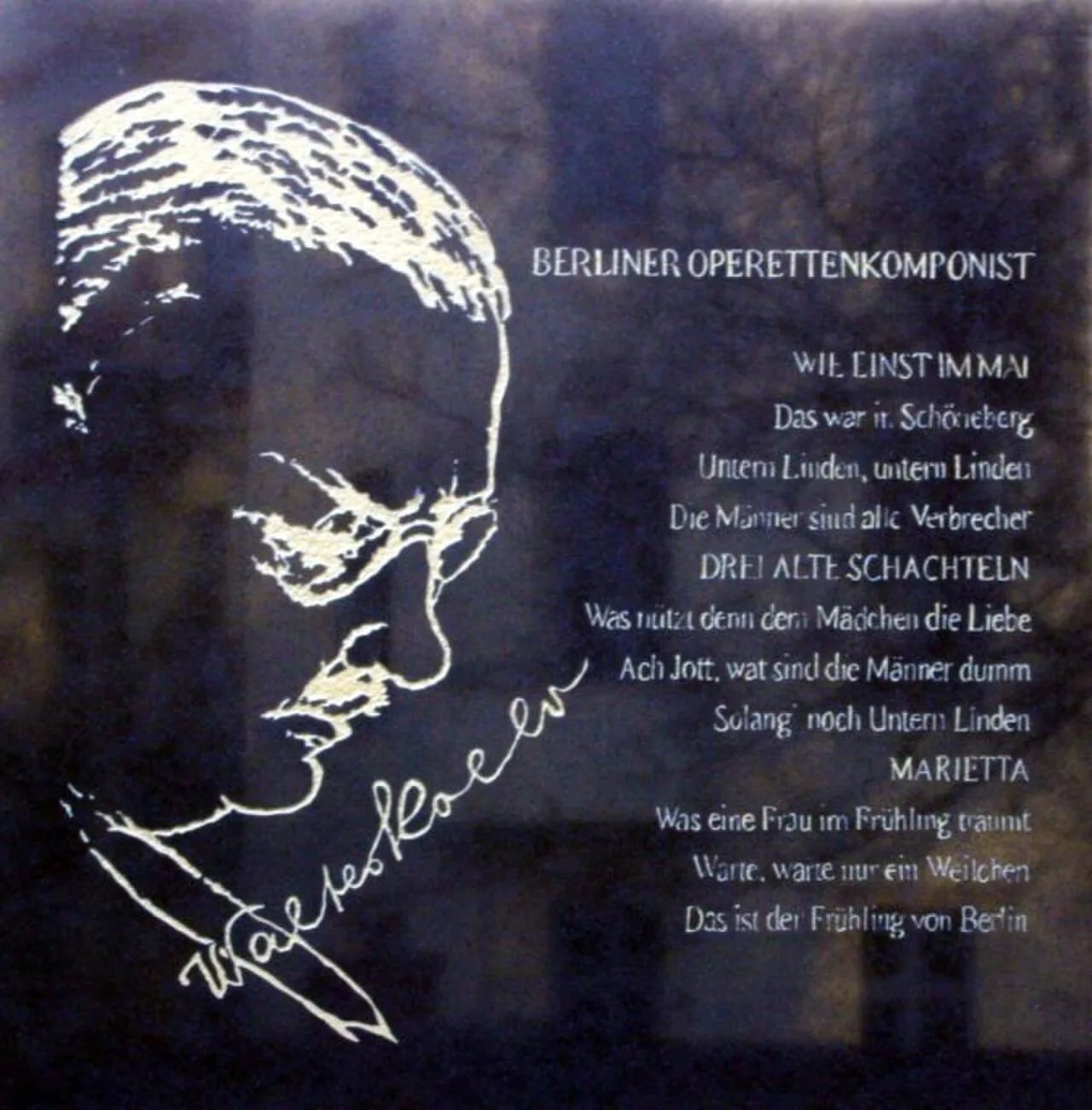 Portrait of Walter Kollo (1878–1940) – memorial page