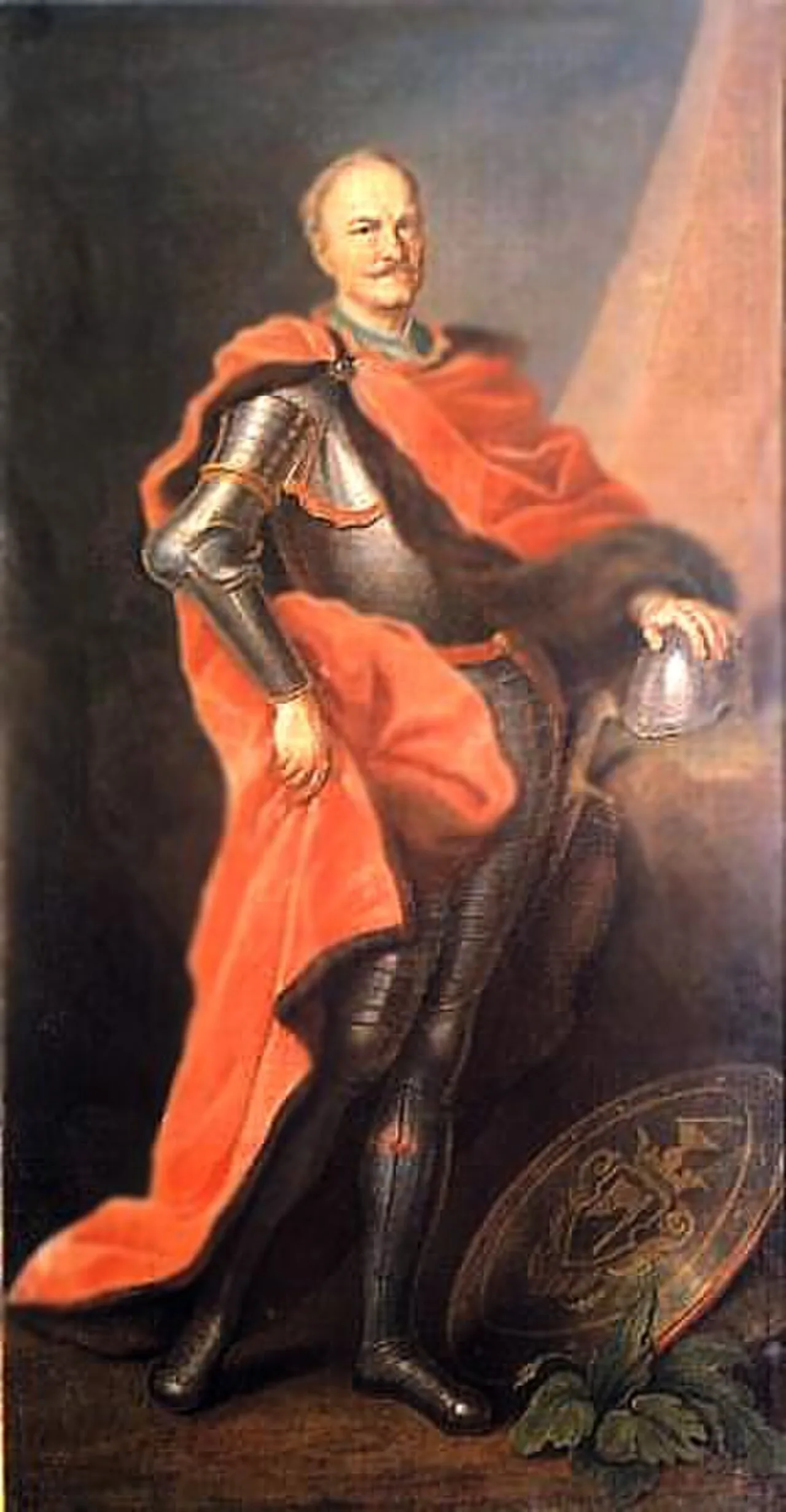 Porträt von Franciszek Maksymilian Ossoliński (1676–1756) – Gedenkseite