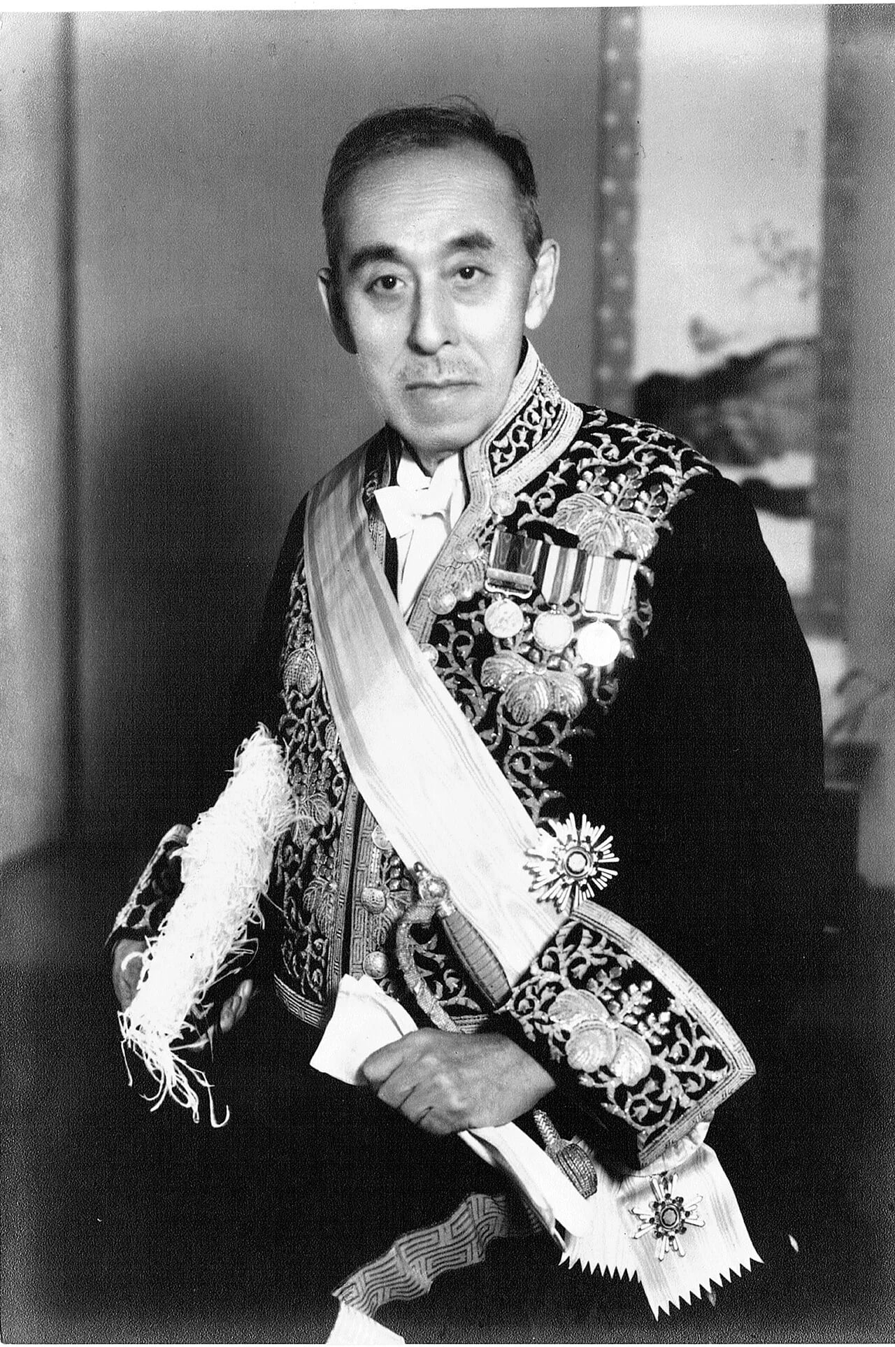Porträt von Chozaburo Kusumoto (1871–1946) – Gedenkseite