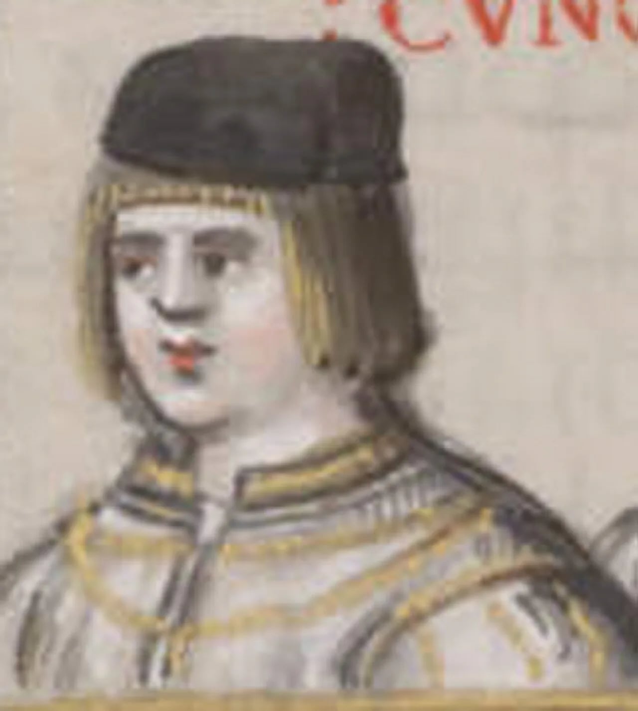 Porträt von Fadrique Alfonso, Lord of Haro (1334–1358) – Gedenkseite