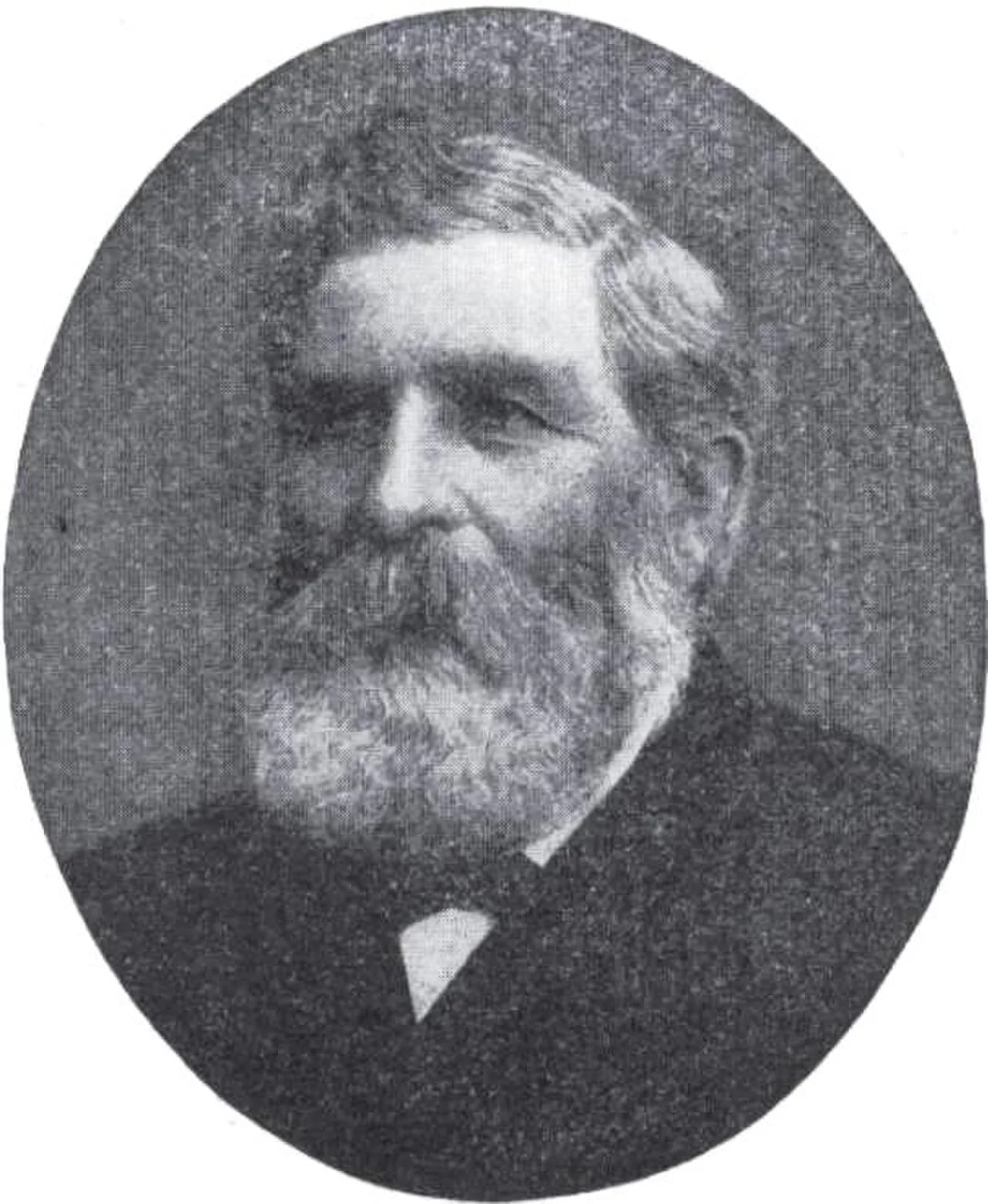 Porträt von Christian D. Fjelsted (1829–1905) – Gedenkseite