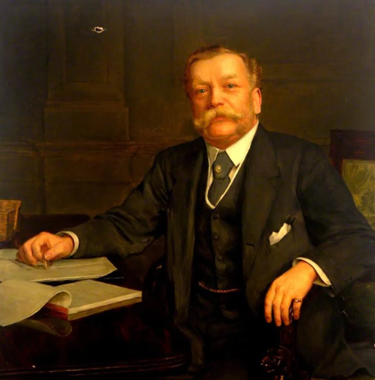 Portrait of Christopher Furness, 1st Baron Furness (1852–1912) – memorial page