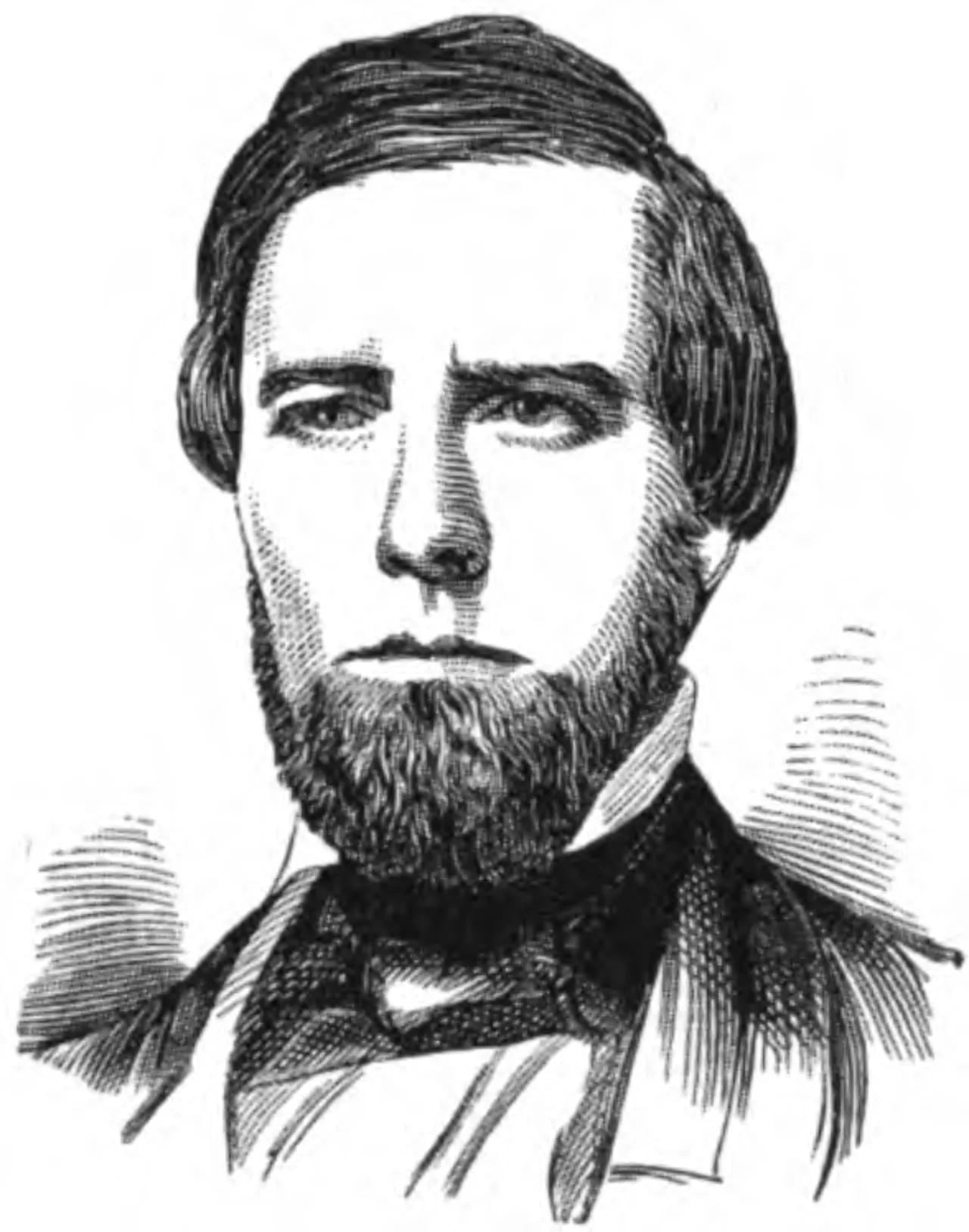 Porträt von Christopher Wolcott (1820–1863) – Gedenkseite