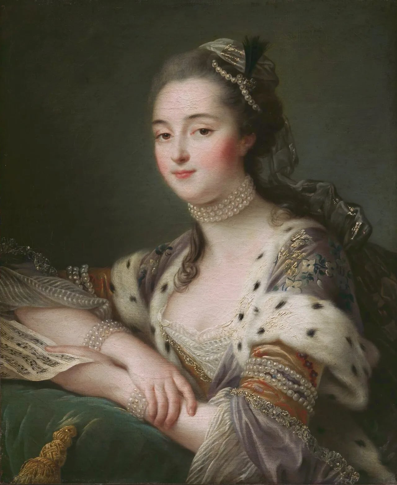Porträt von Marguerite-Catherine Haynault (1736–1823) – Gedenkseite