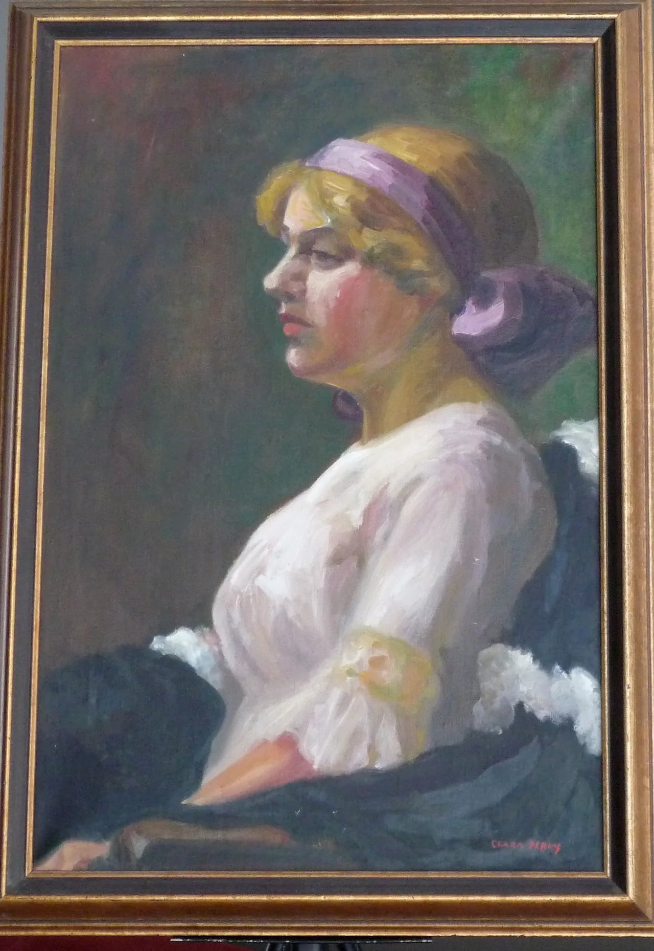 Portrait of Clara Isabella Harris (1887–1974) – memorial page