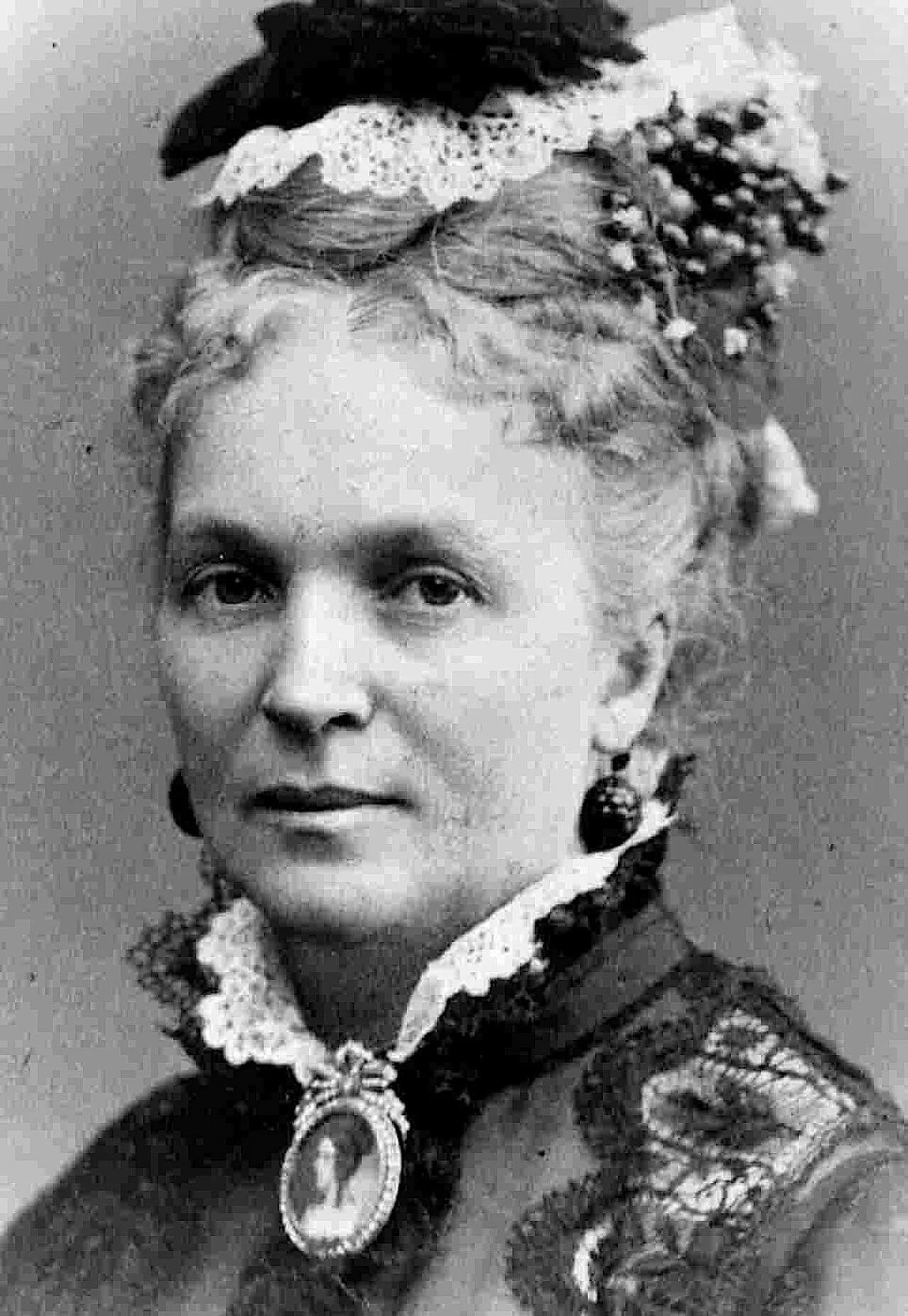 Porträt von Clara Jessup Moore (1824–1899) – Gedenkseite