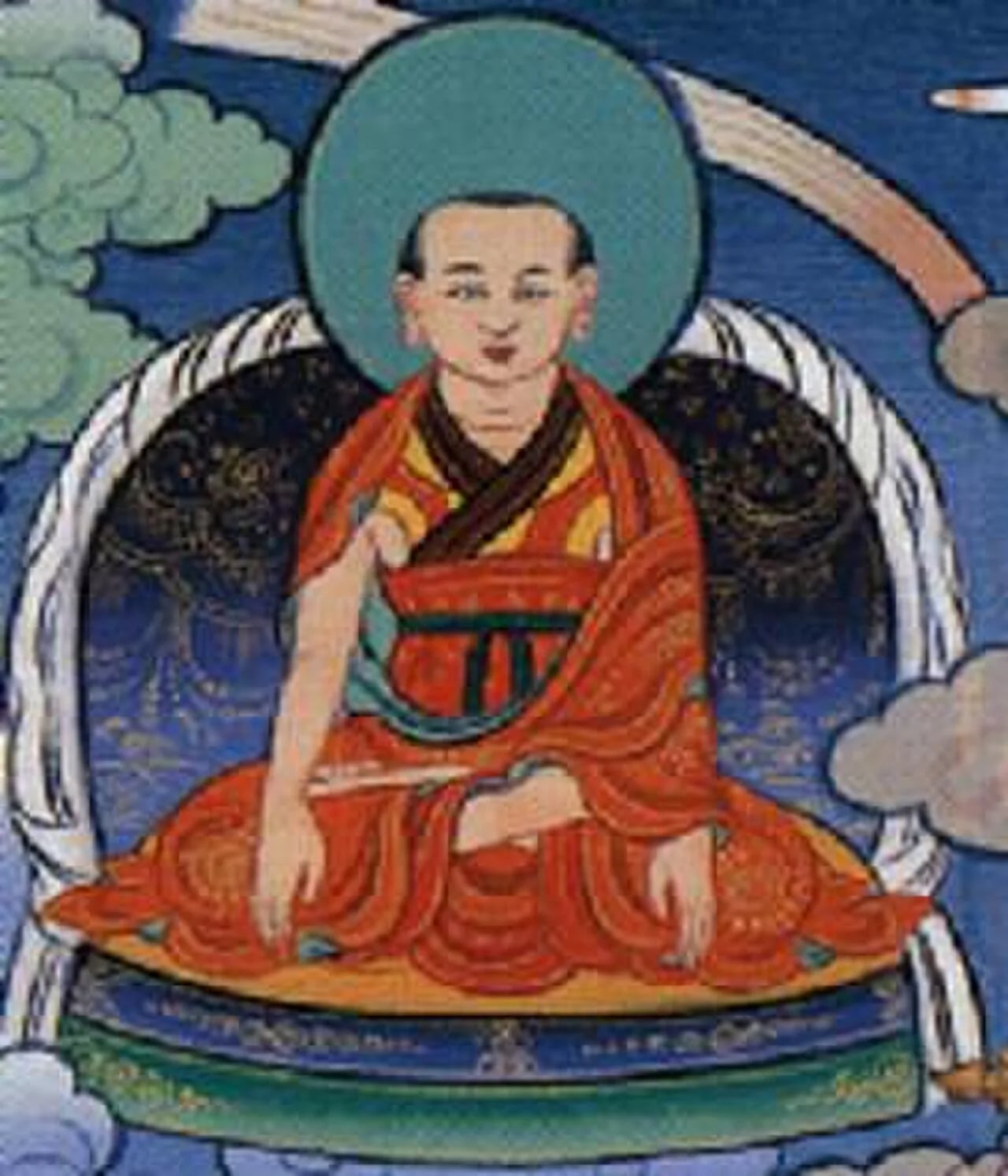 Porträt von Peltrül Jigme Chökyi Wangpo (1808–1887) – Gedenkseite