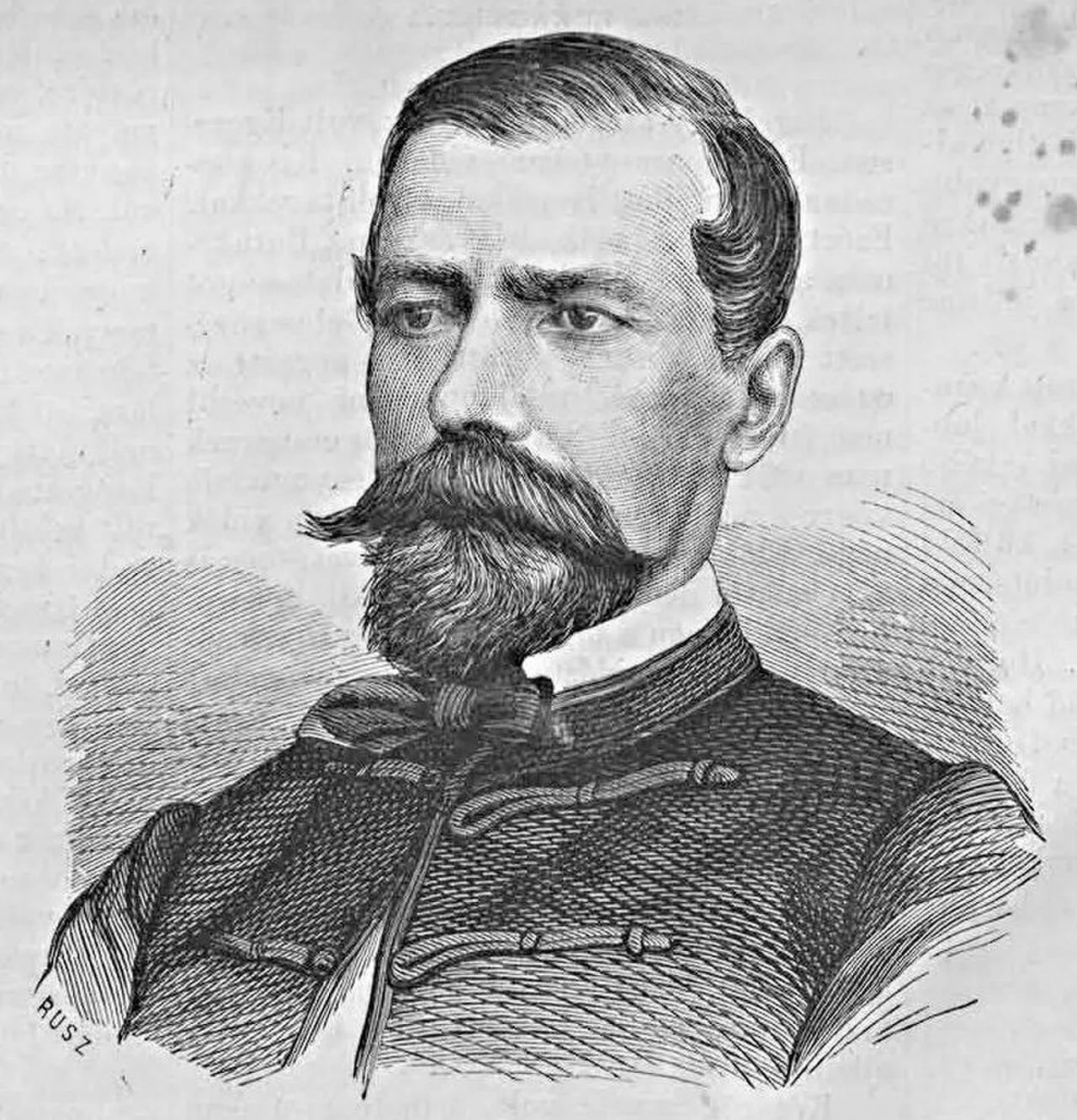 Porträt von Pál Rajner (1823–1879) – Gedenkseite